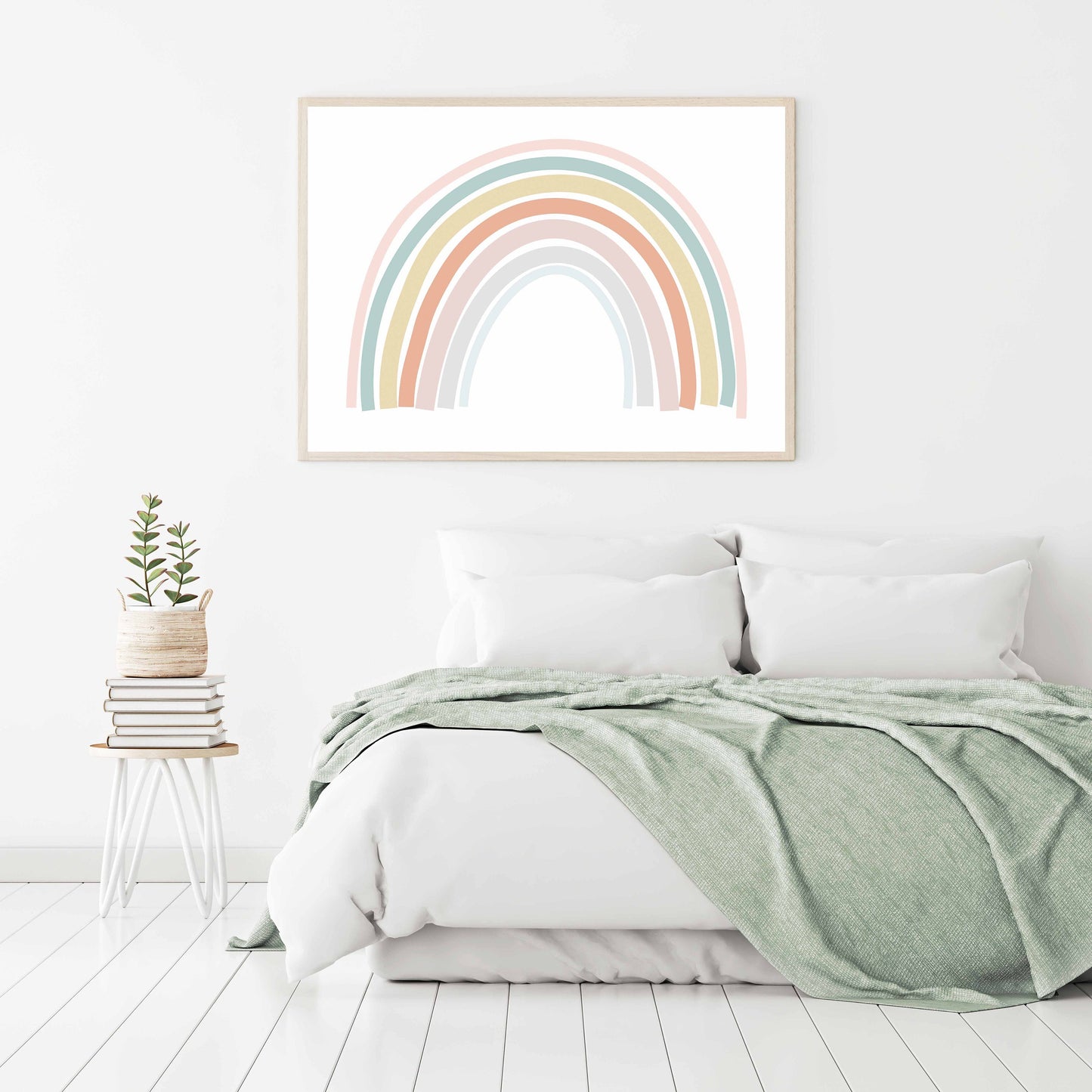 Cute Boho Pastel Abstract Print