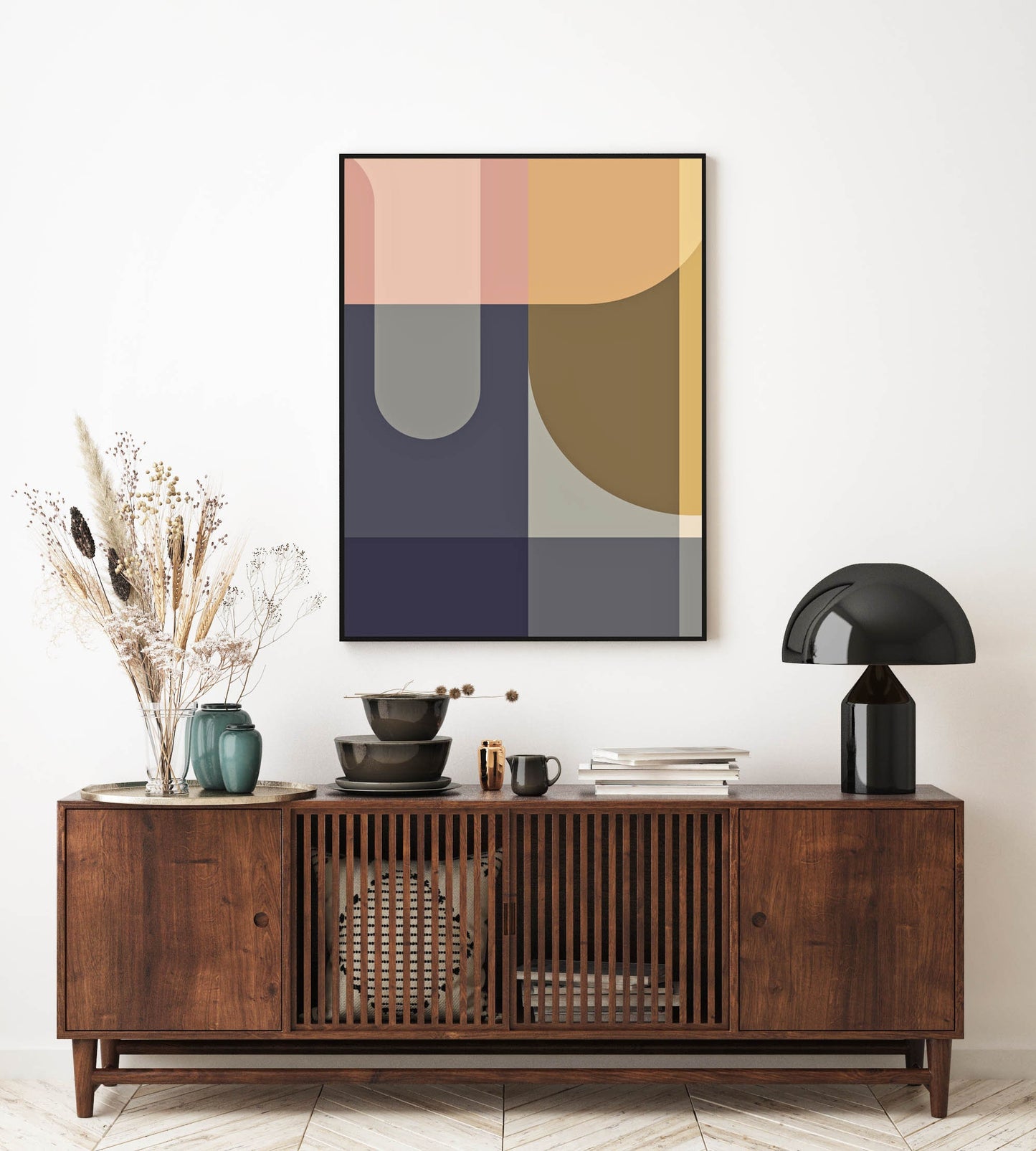 Set of 6 Modern Colorful Abstract Art Prints