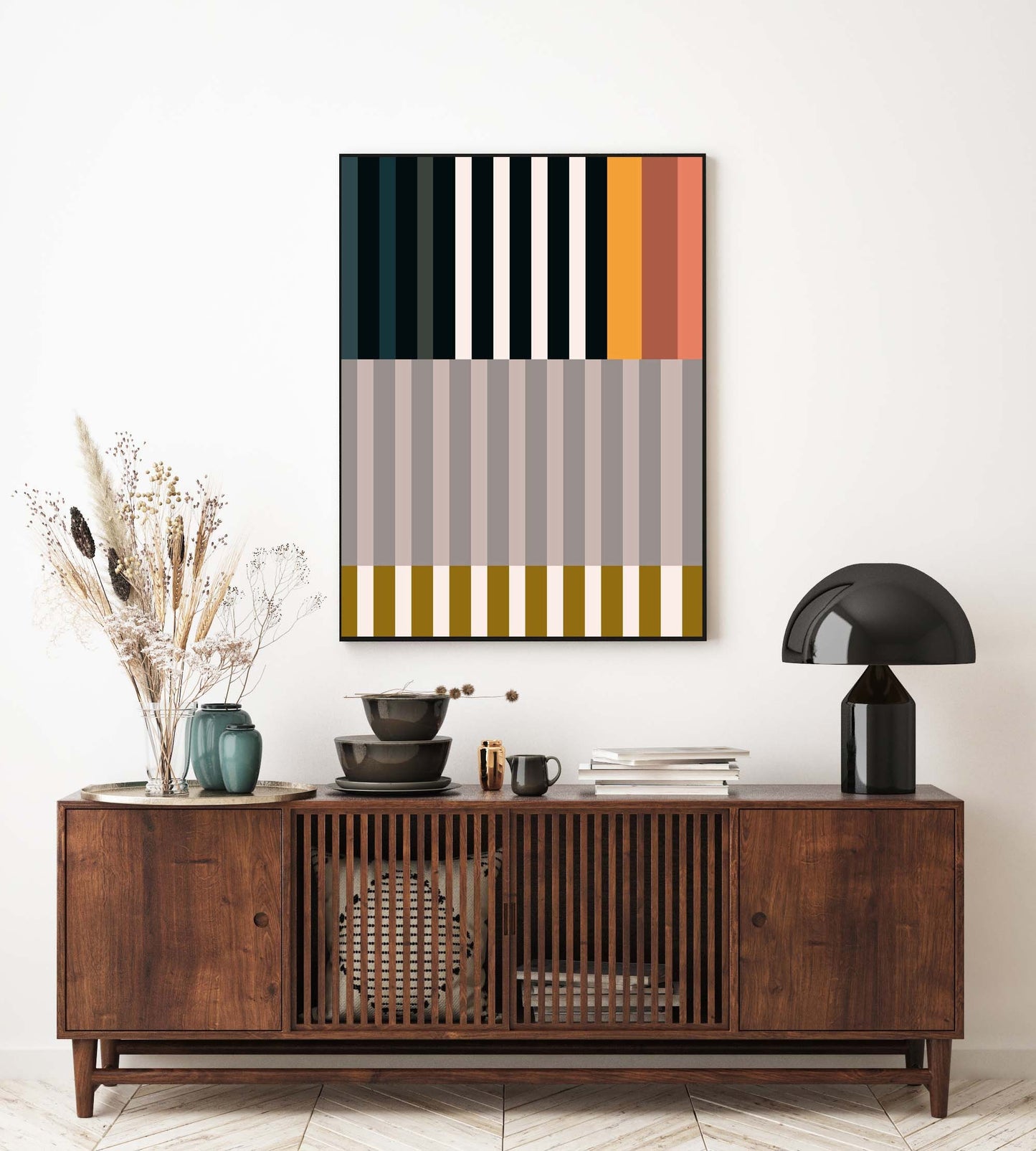 Set of 4 Colorful Abstract Gallery Art Prints