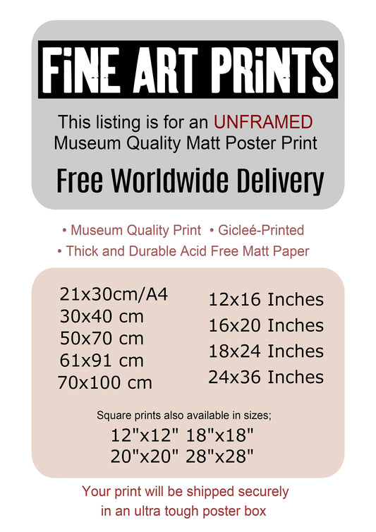 Colorful Retro Abstract Flower - Square Art Print