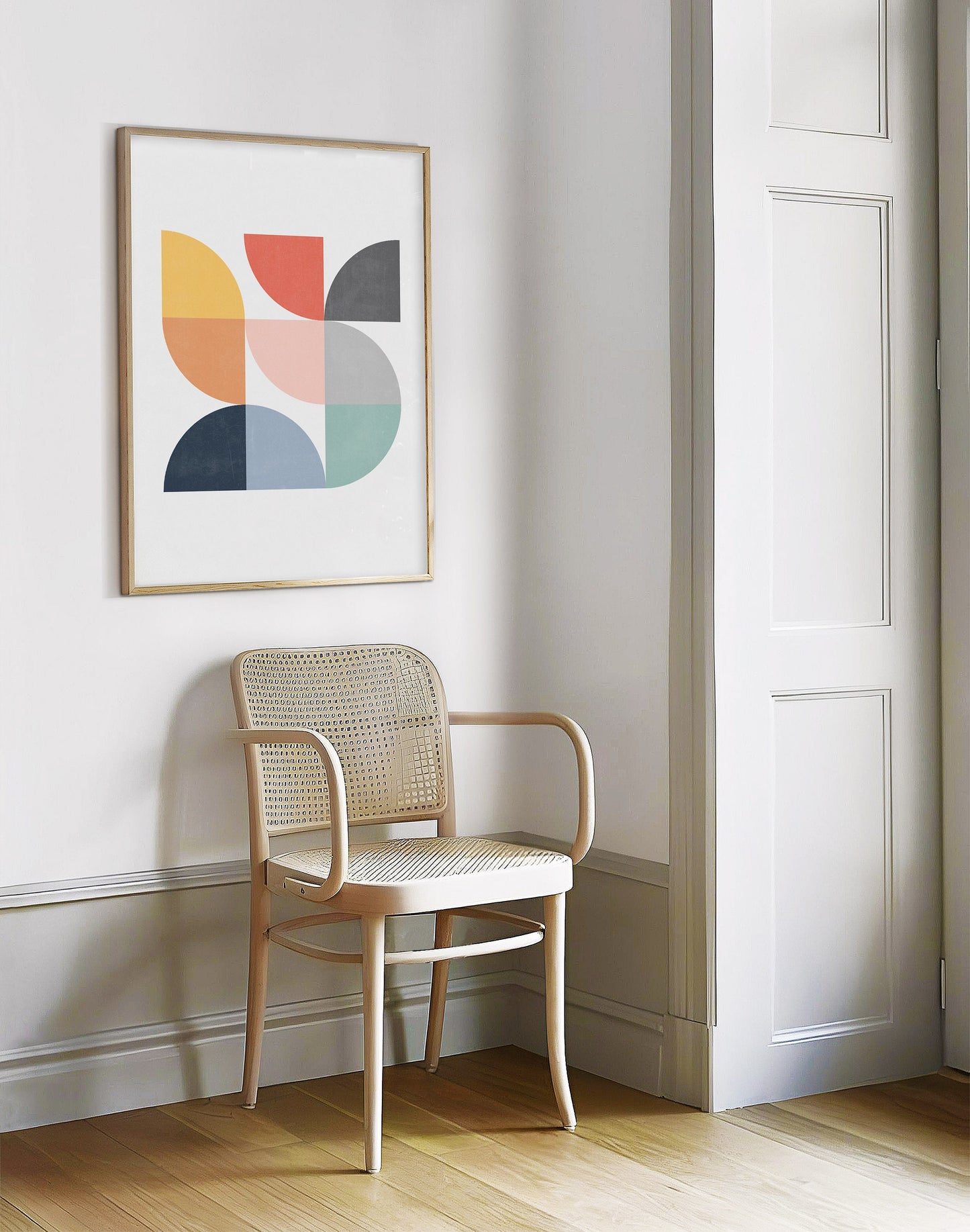 Set of 6 Fun Colorful Abstract Scandi Style Art Prints