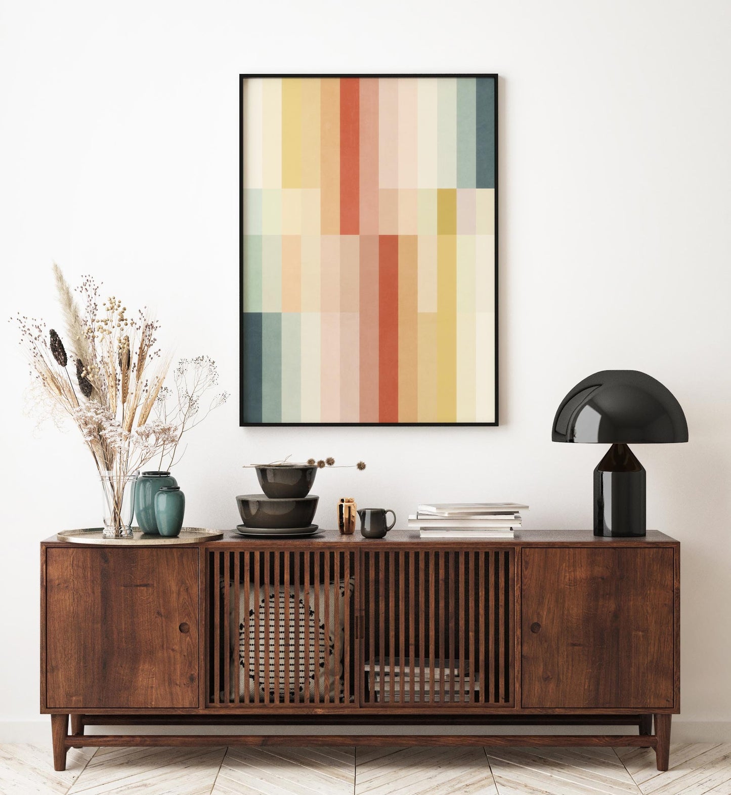 Cute Boho Lightly Colored Pastel Art Print