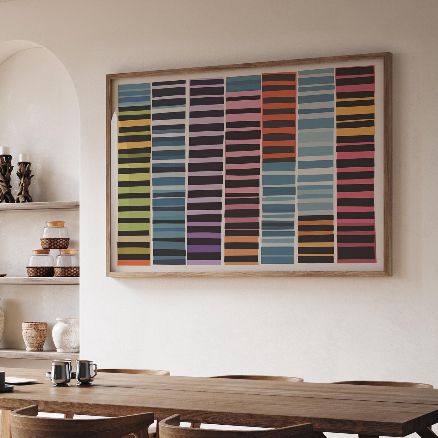 Fun Color Block Art Print - Modern Abstract Wall Art