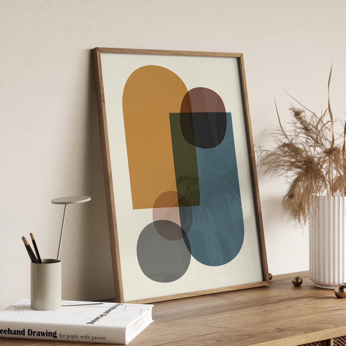 Set of 2 Modern Abstract Art Prints