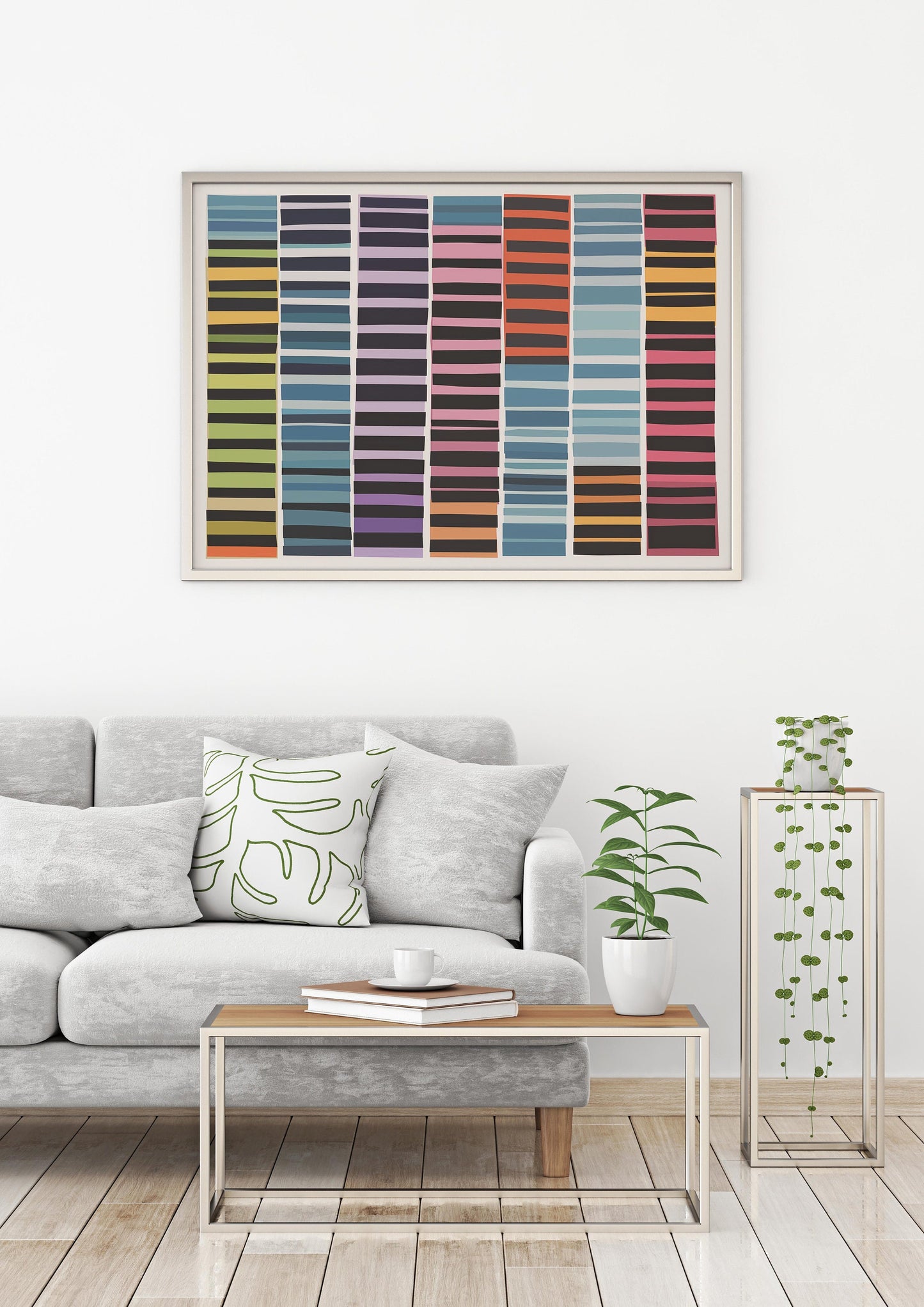 Fun Color Block Art Print - Modern Abstract Wall Art