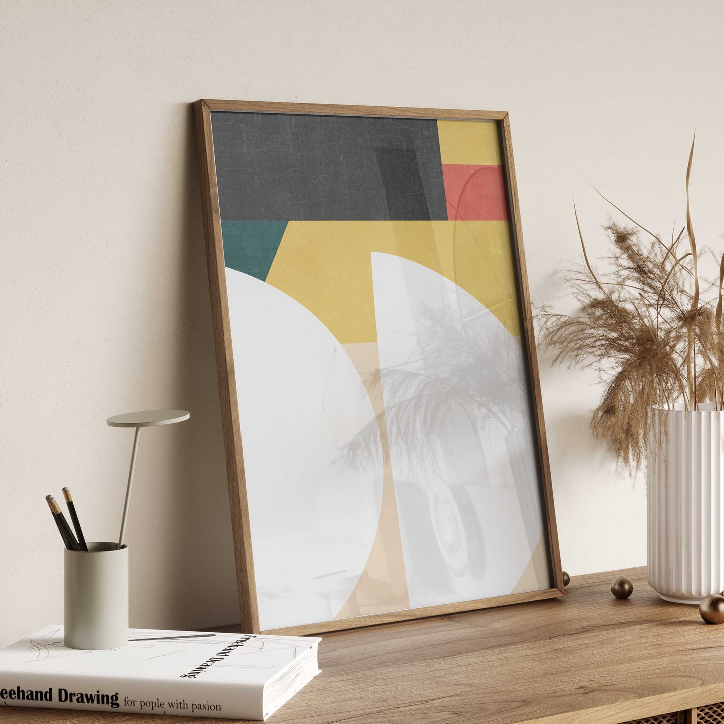 Set of 4 Mid Century Modern Colorful Gallery Prints