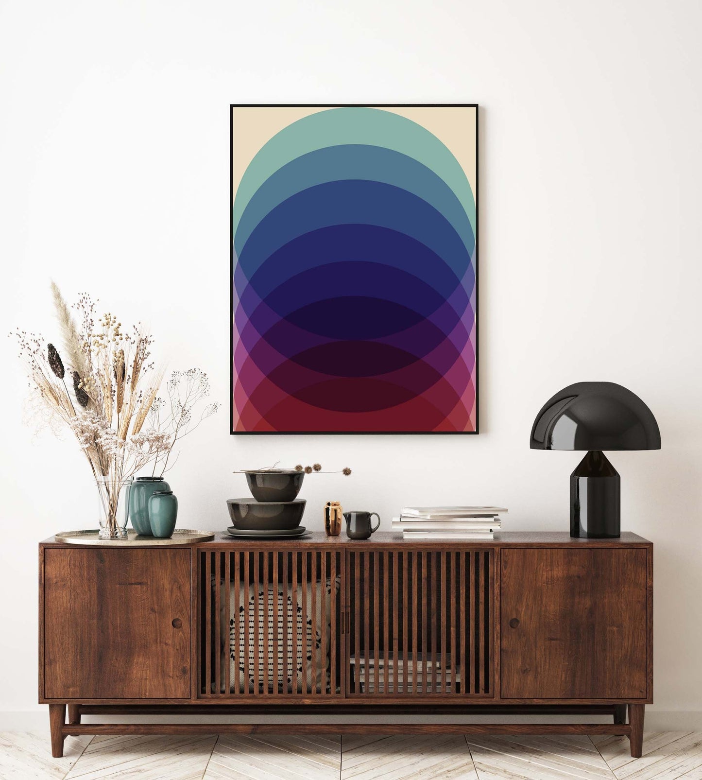 Set of 2 Modern and Colorful Abstract Art Prints