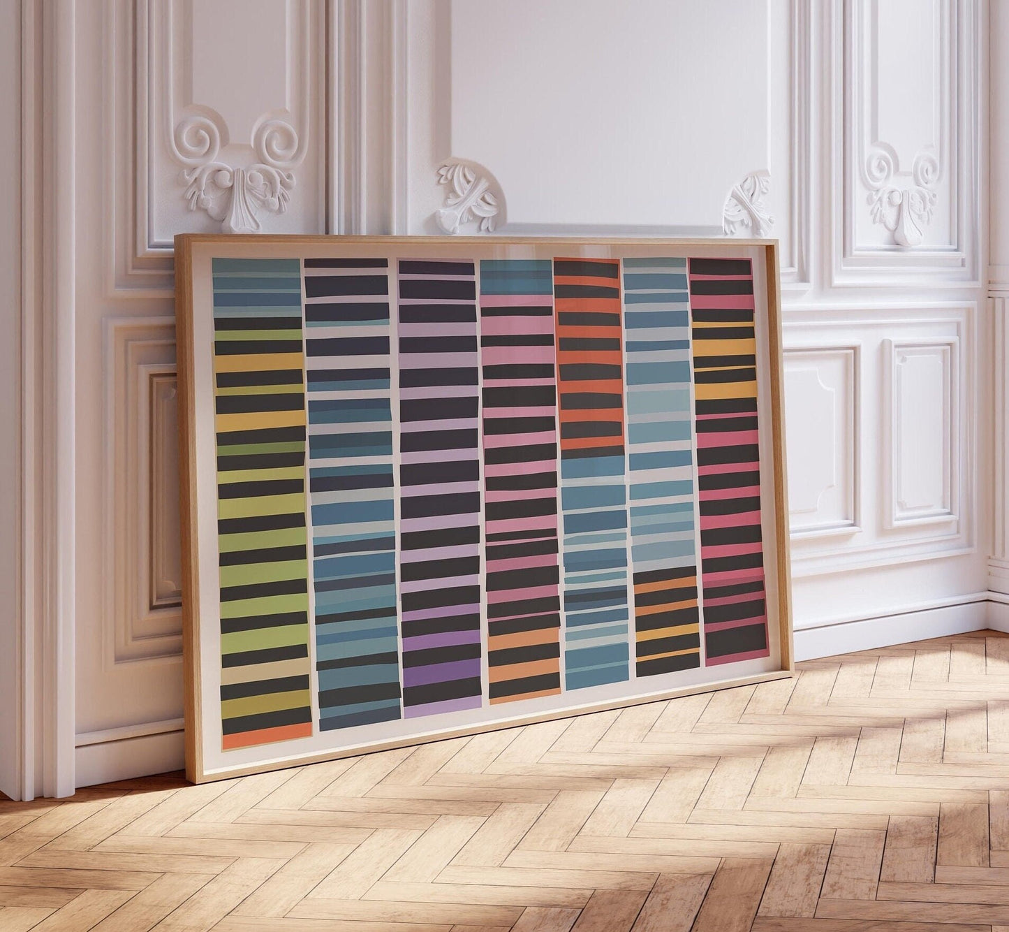 Fun Color Block Art Print - Modern Abstract Wall Art