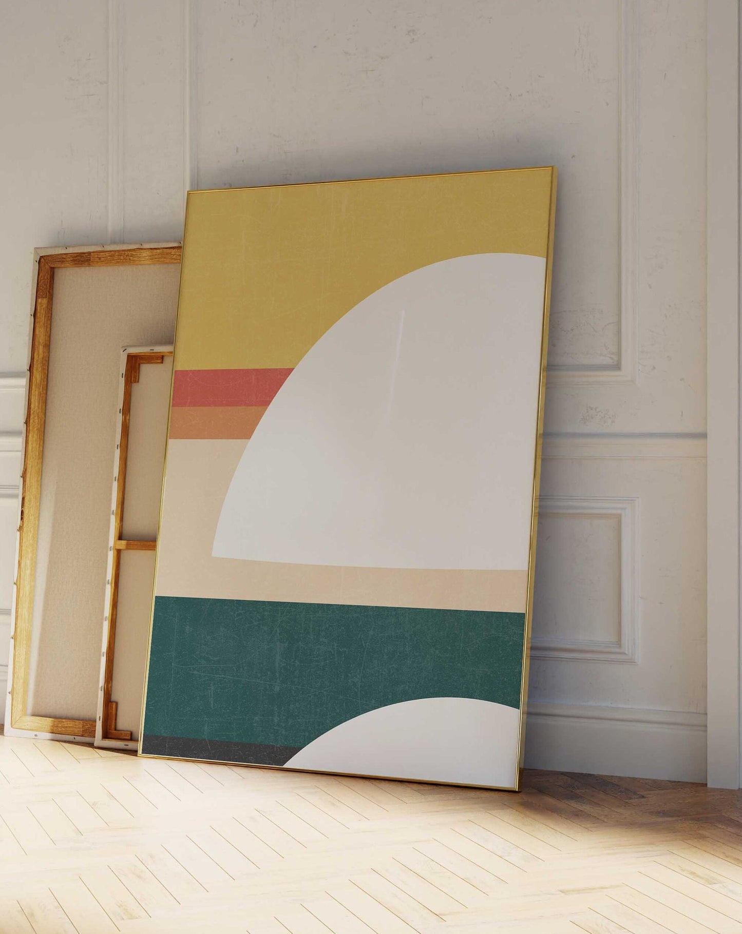 Set of 4 Mid Century Modern Colorful Gallery Prints