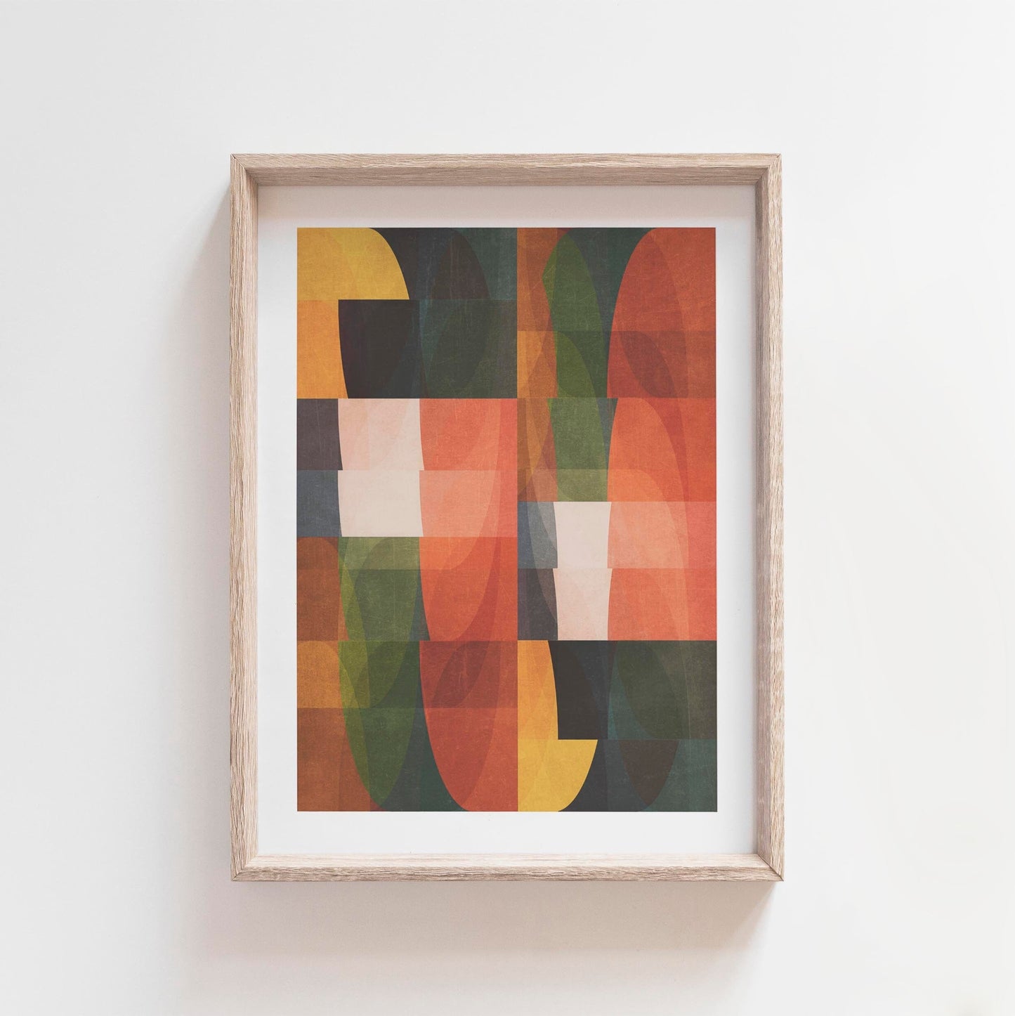 Large Colorful Abstract Wall Art Print
