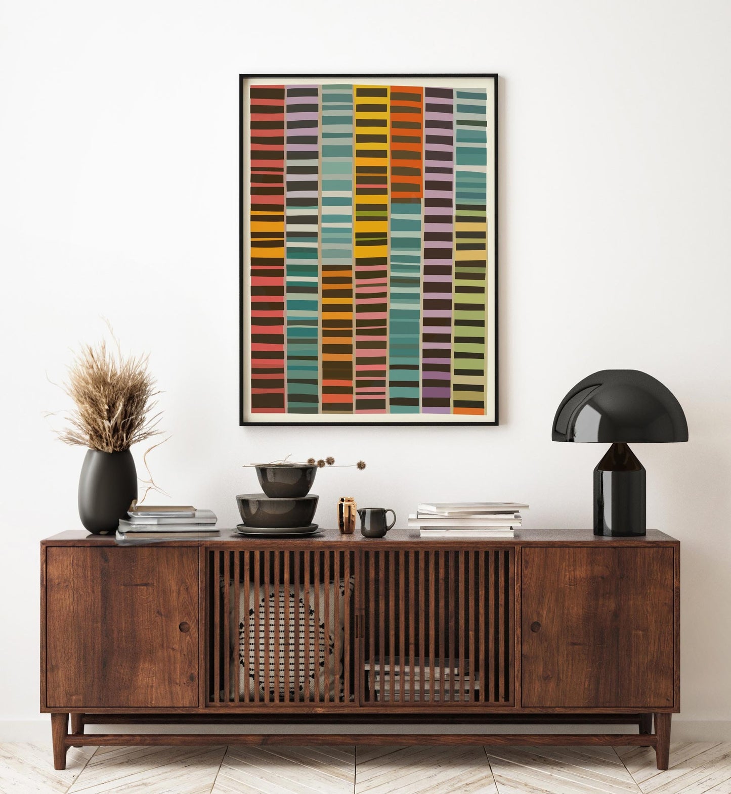 Bold Color Block Modern Wall Art Print