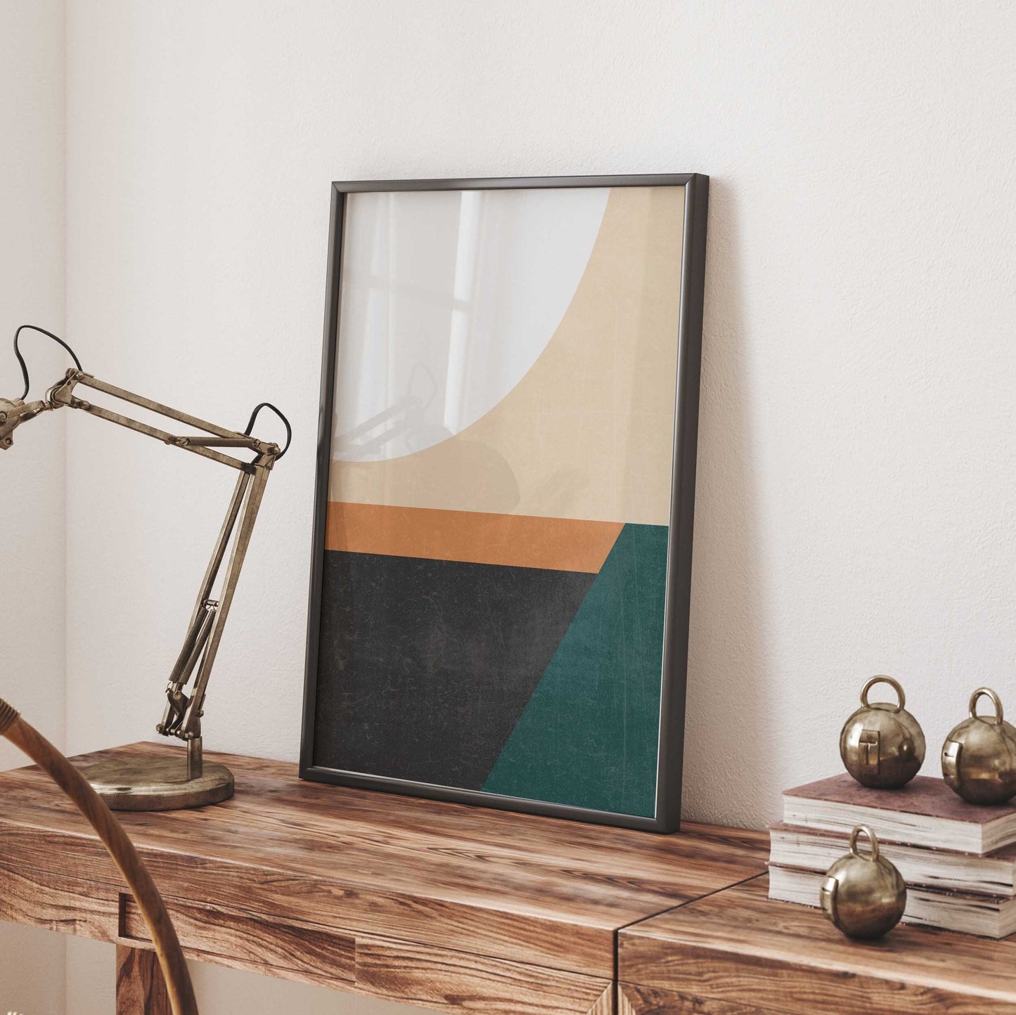 Set of 4 Mid Century Modern Colorful Gallery Prints