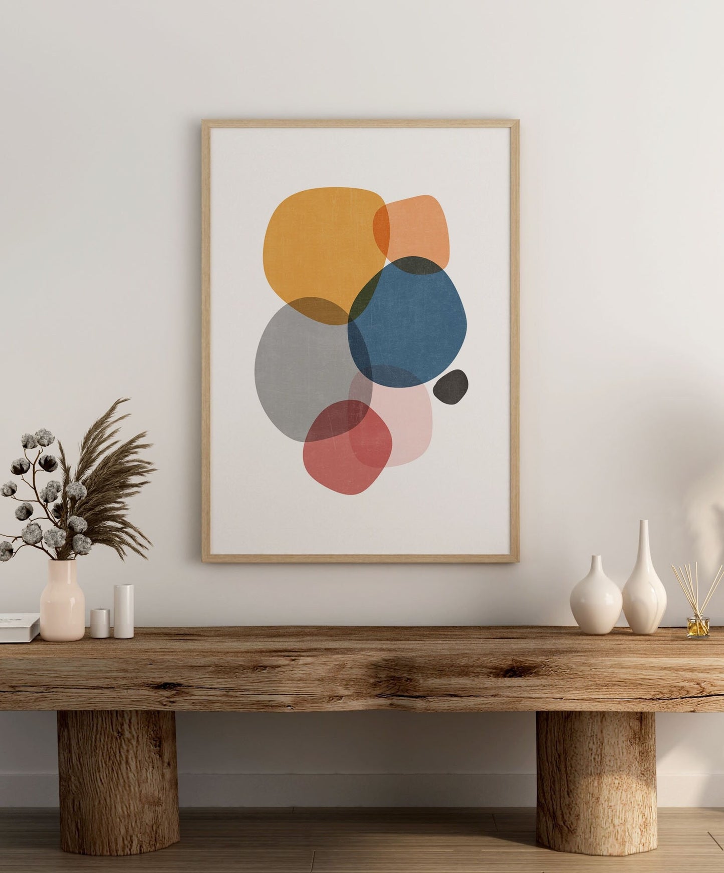 Set of 6 Fun Colorful Abstract Scandi Style Art Prints