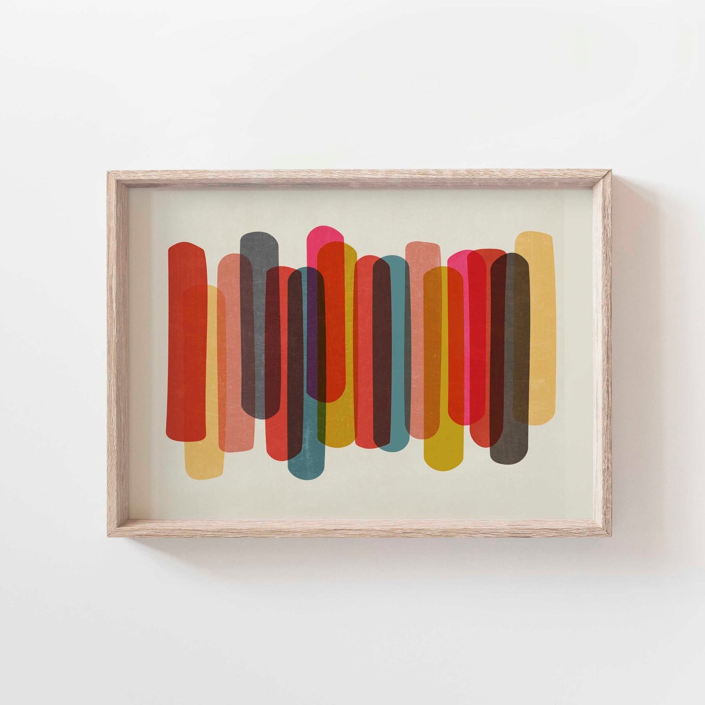 Bold Large Colorful Abstract Art Print