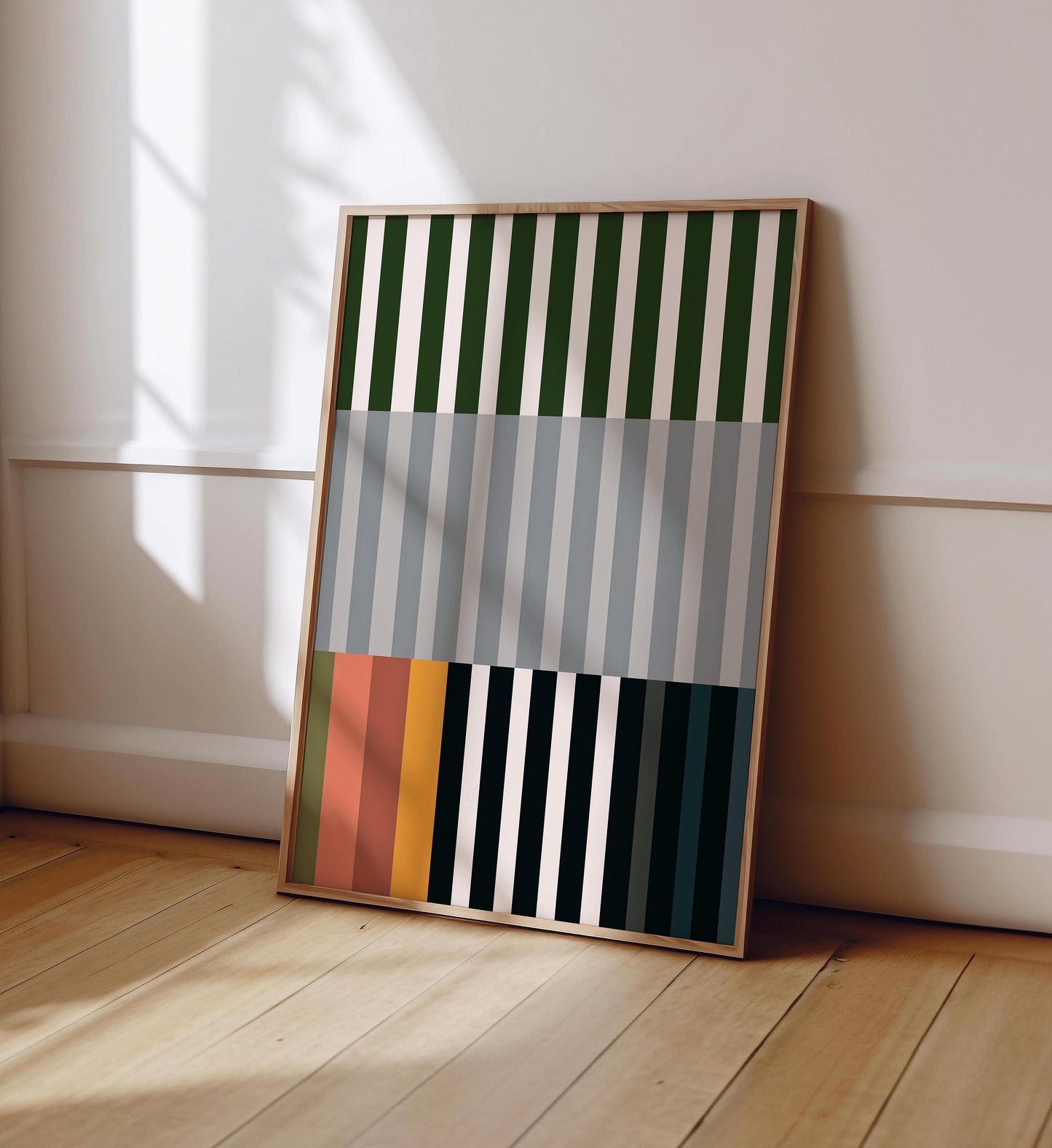 Set of 4 Colorful Abstract Gallery Art Prints