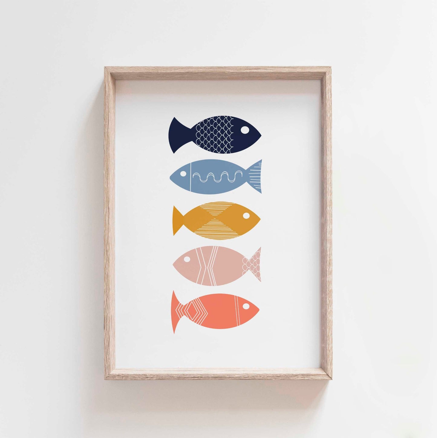 Set of 2 Colorful Kids Bathroom Abstract Art Prints