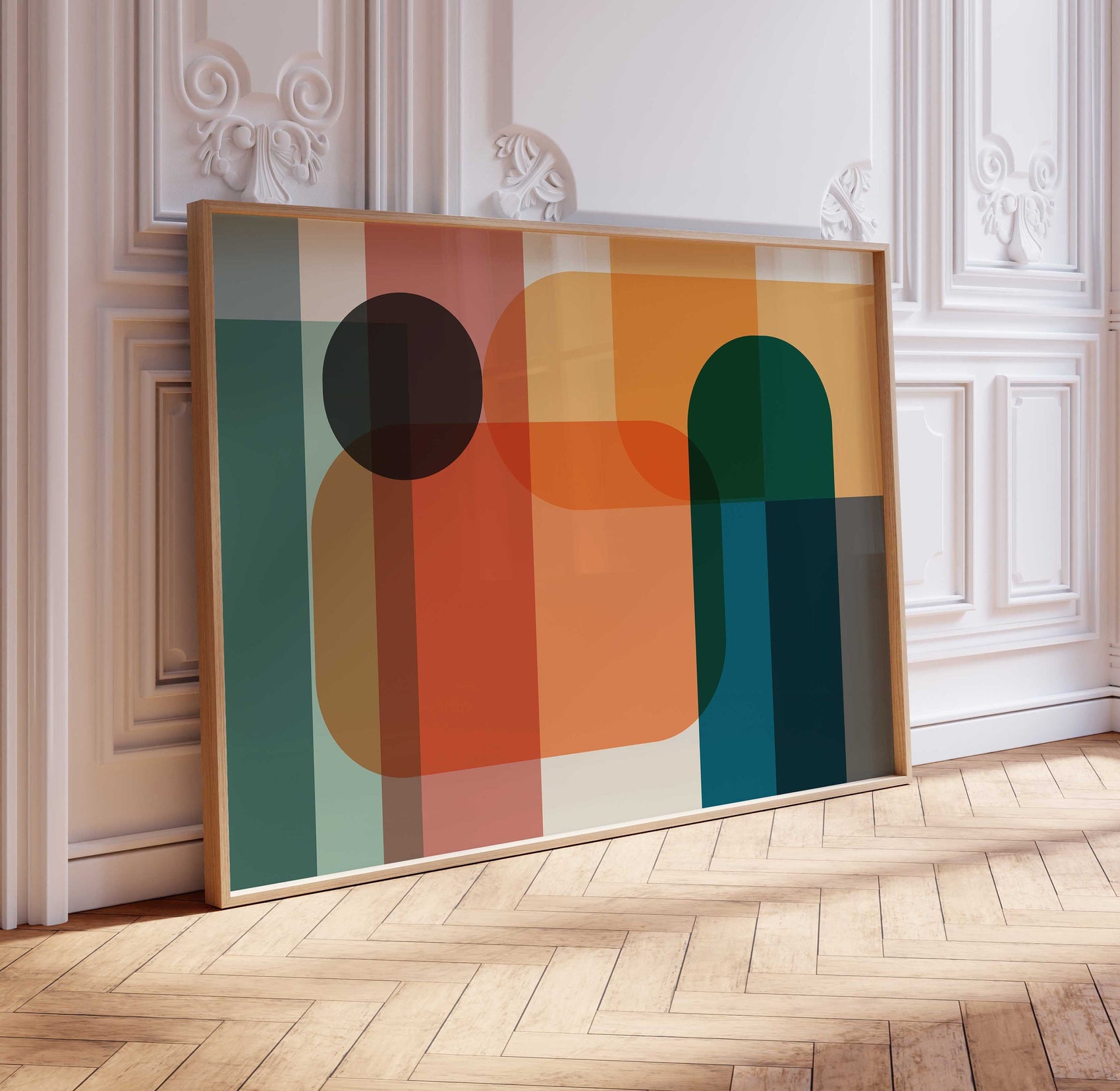 Modern Colorful Abstract Wall Art Print