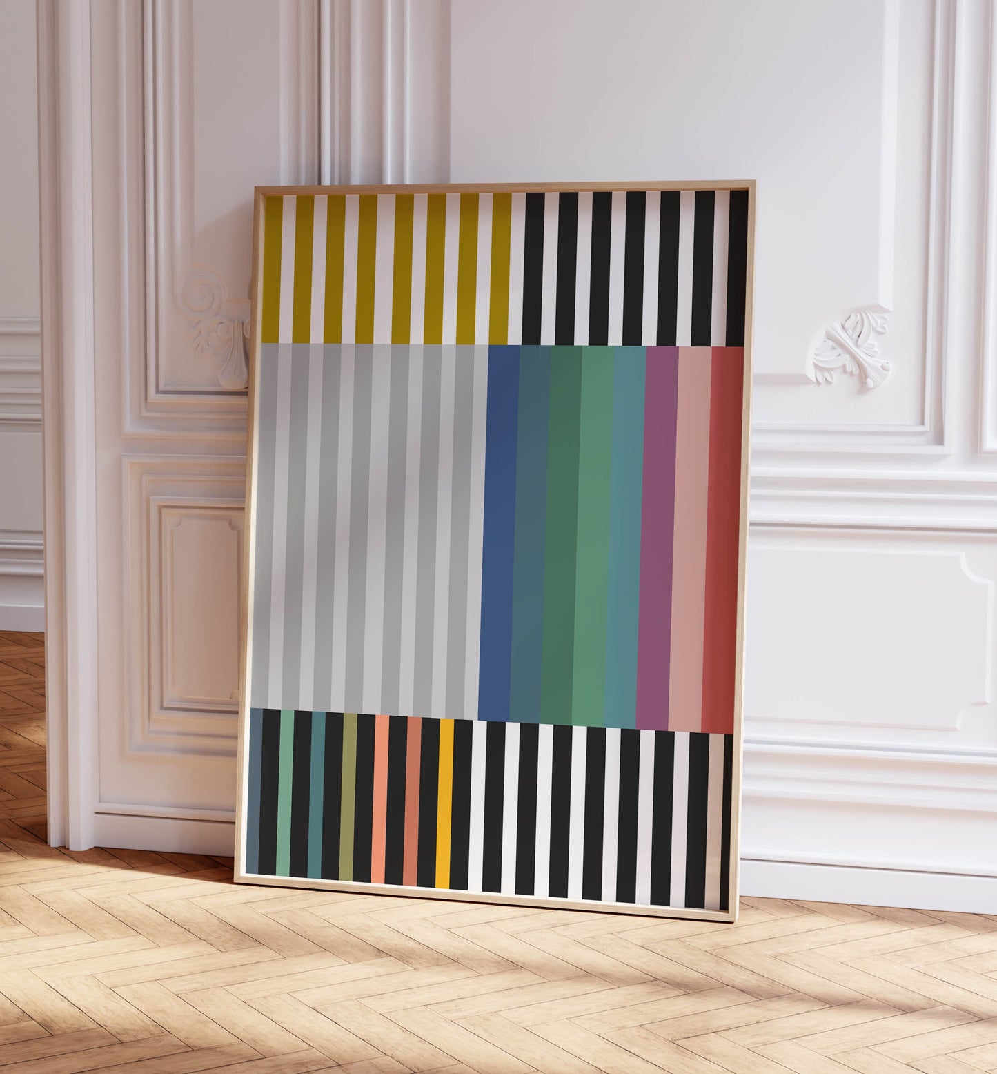 Set of 4 Colorful Abstract Gallery Art Prints