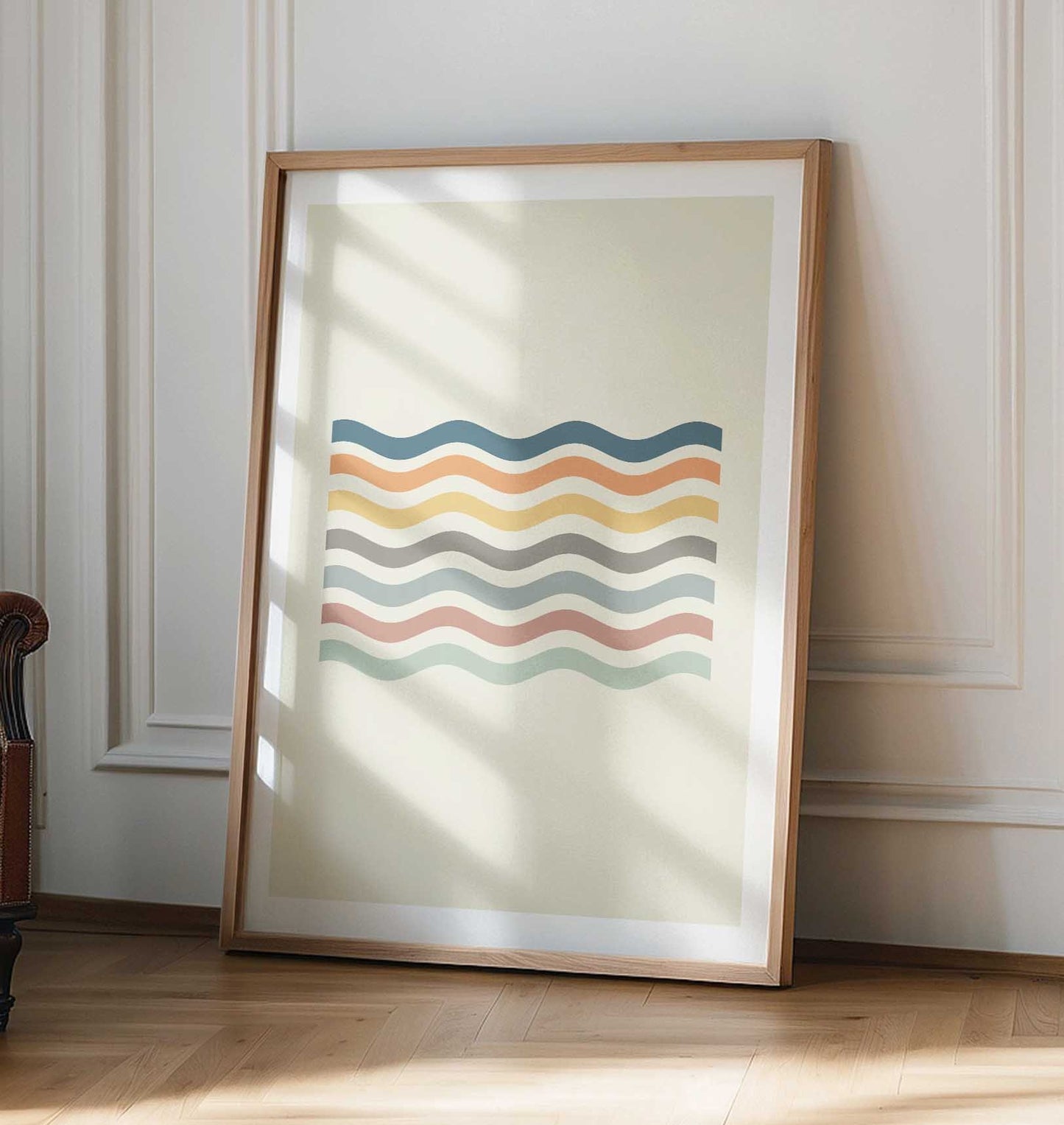 Set of 6 Cute Boho Abstract Nursery Art Prints