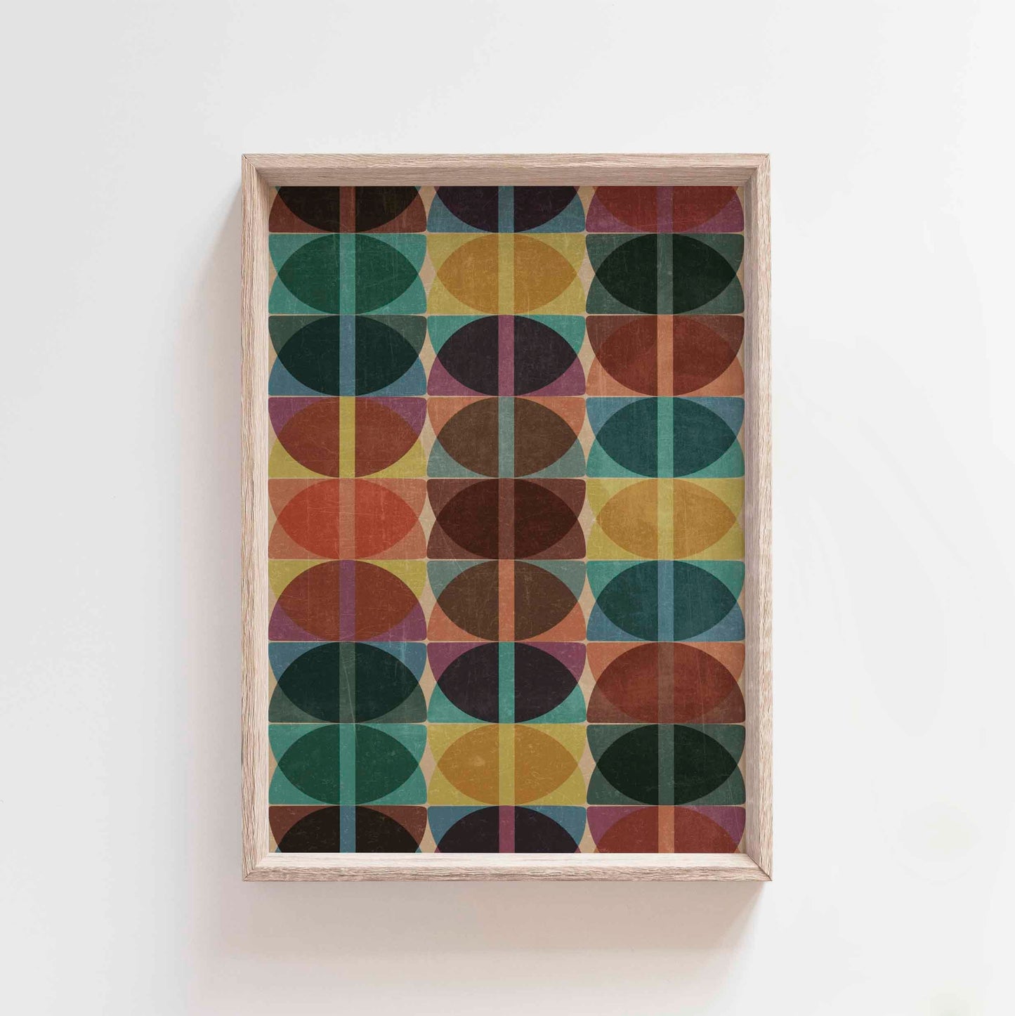 Colorful Unique Modern Abstract Wall Art Print
