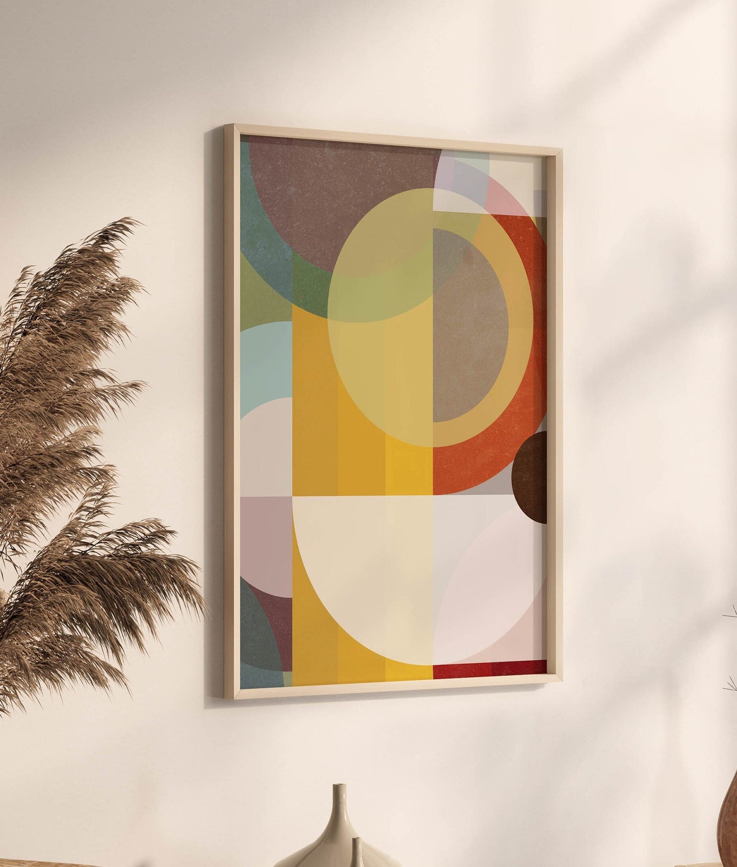 Set of 2 Modern Unique Abstract Prints