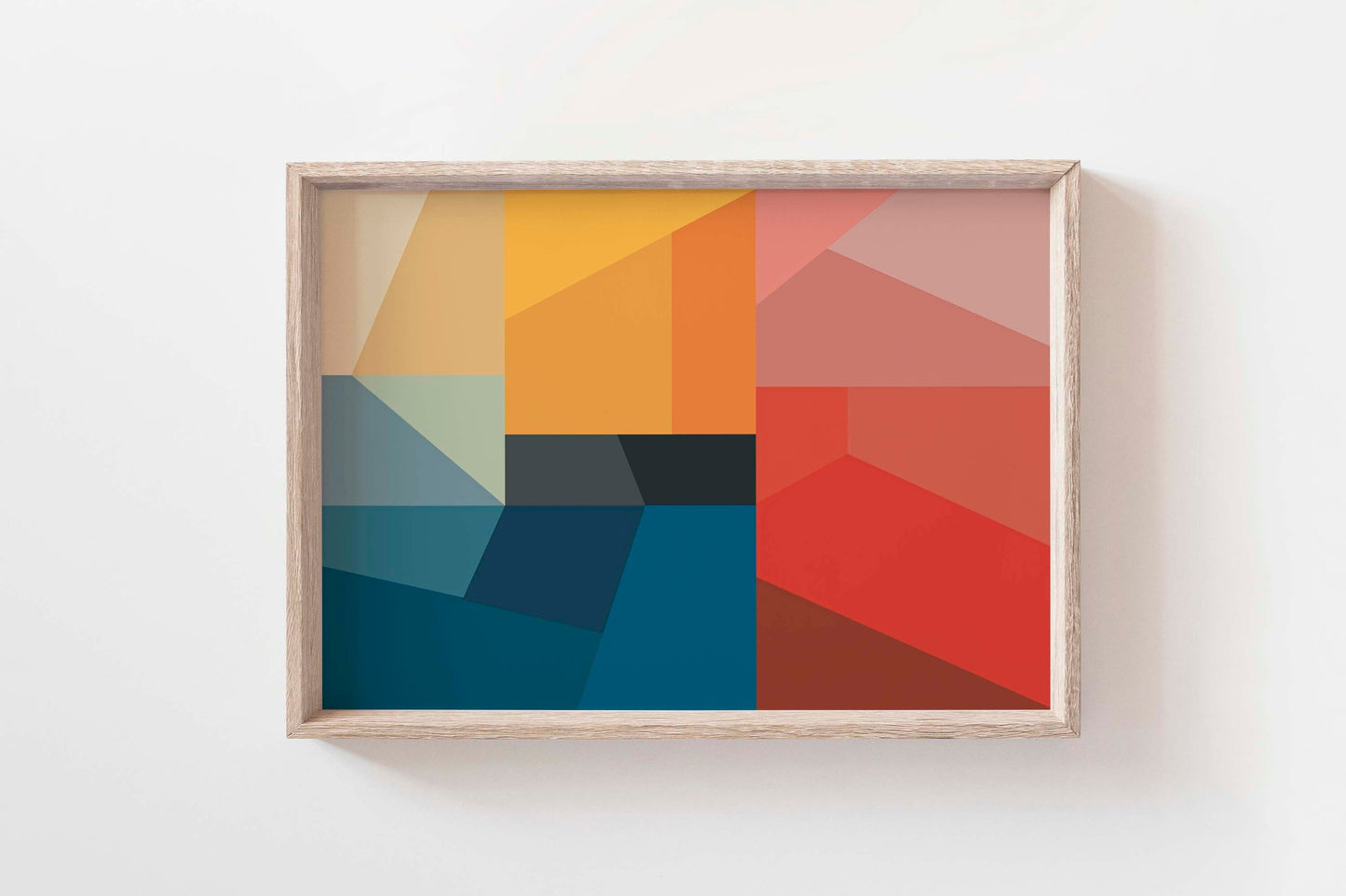 Modern Colorful Abstract Wall Art Print