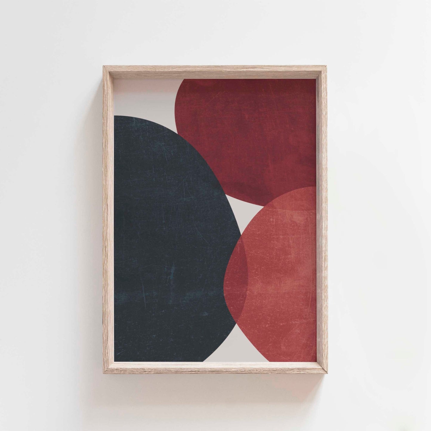 Modern Abstract Art Print, in Earth Tones