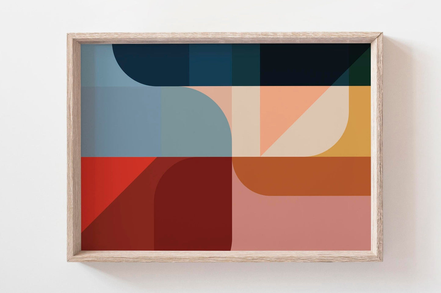 Fun Modern Colorful Abstract Wall Art Print