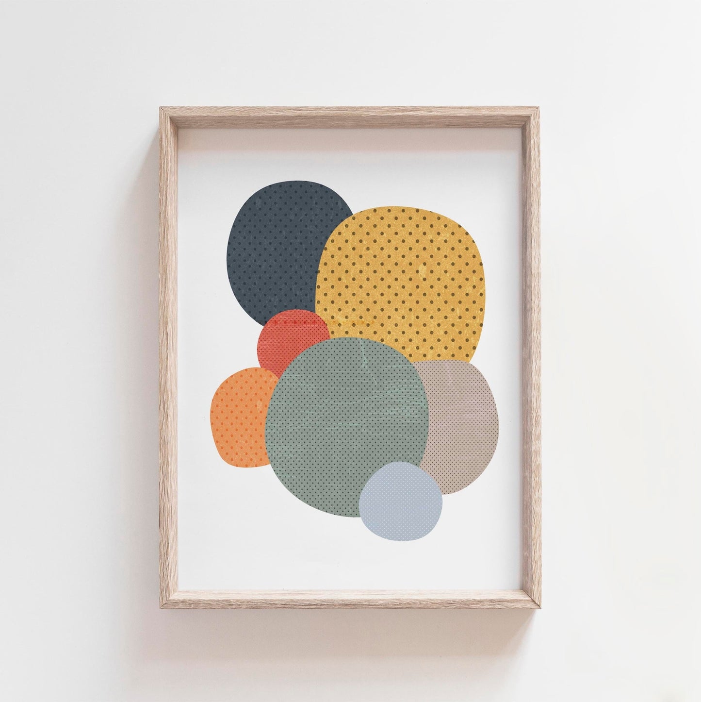 Cute Scandinavian Abstract Art Print