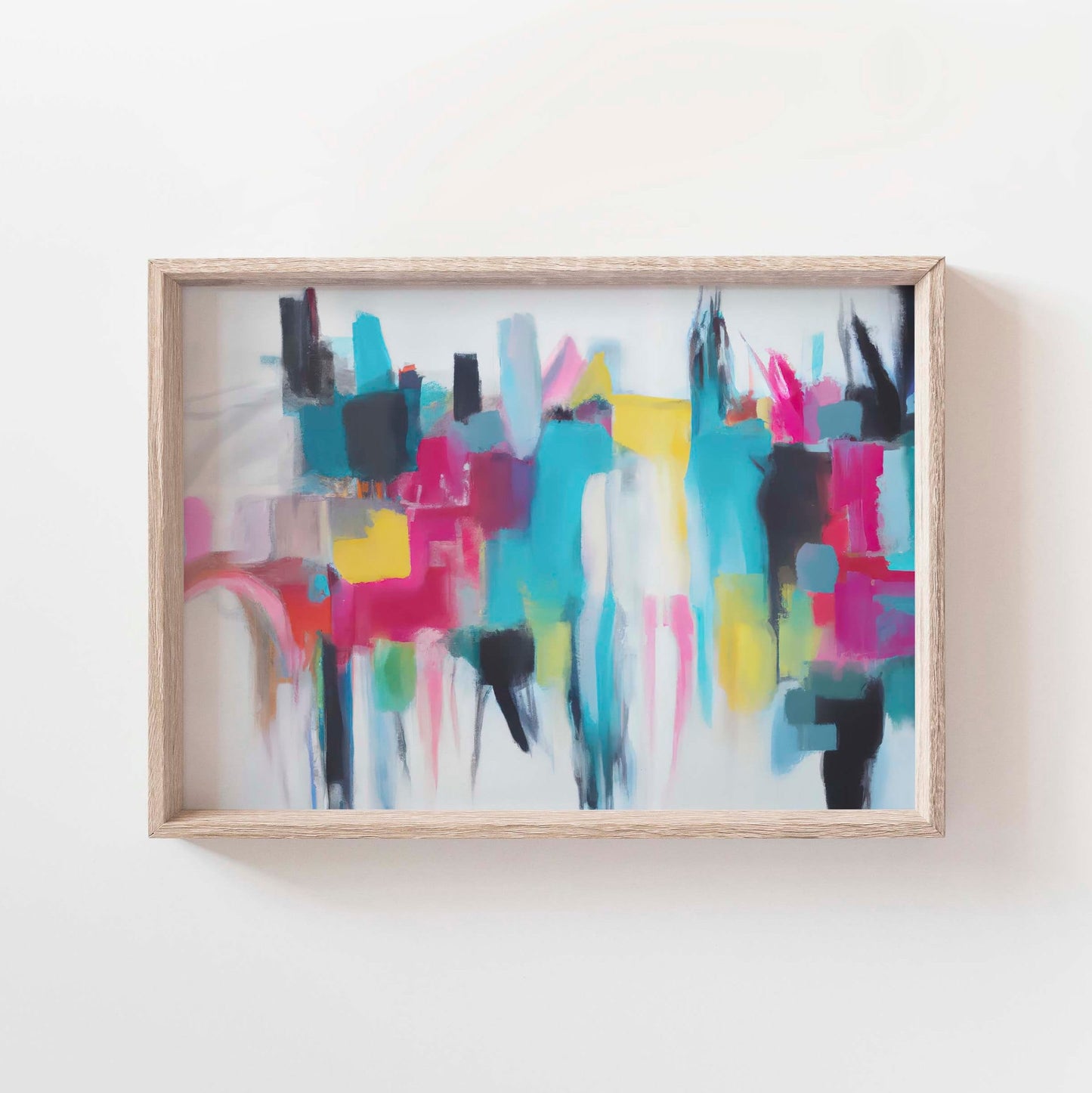 Boho Modern Abstract Painting Art Print