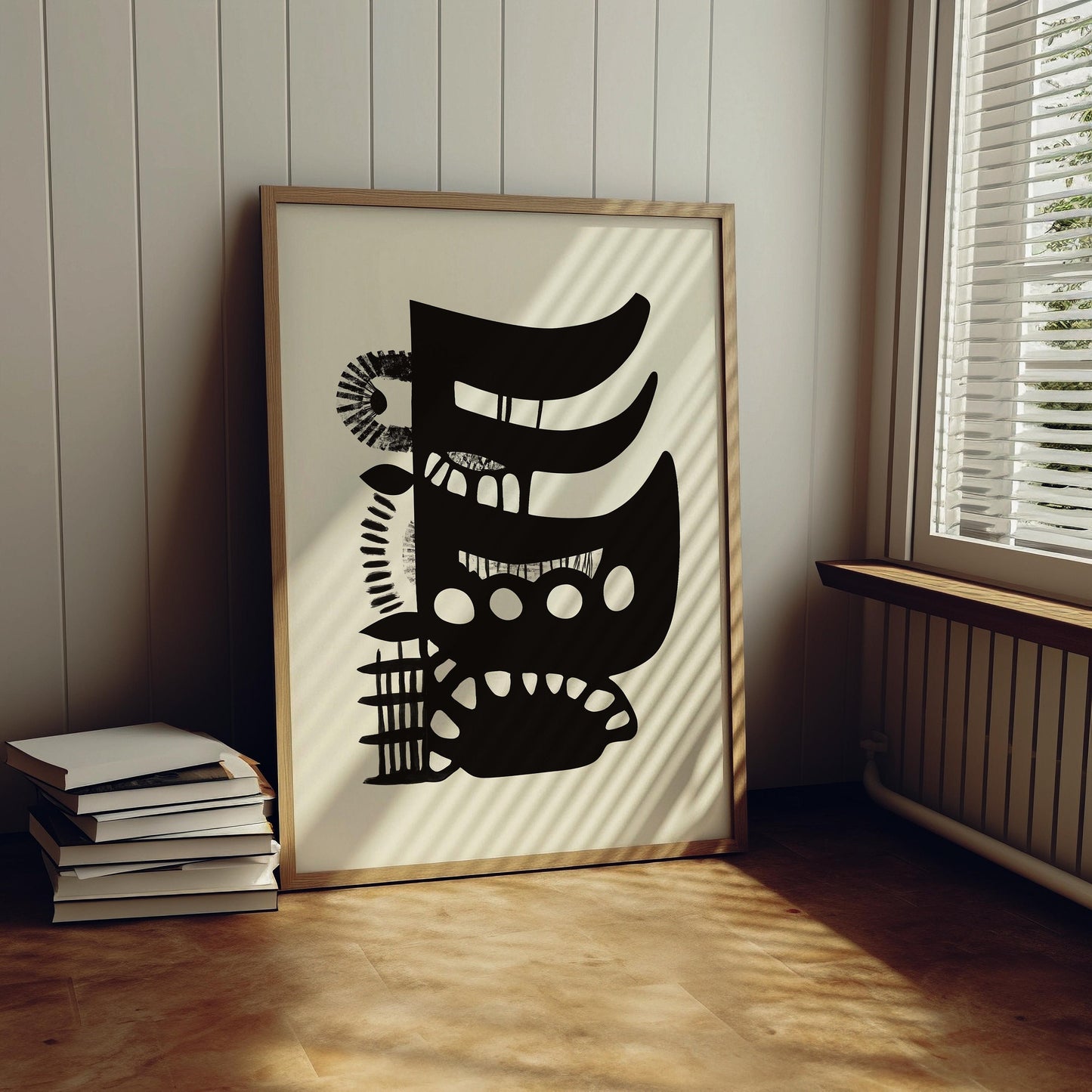 Set of 3 Cool Japandi Illustrations Wall Art Prints
