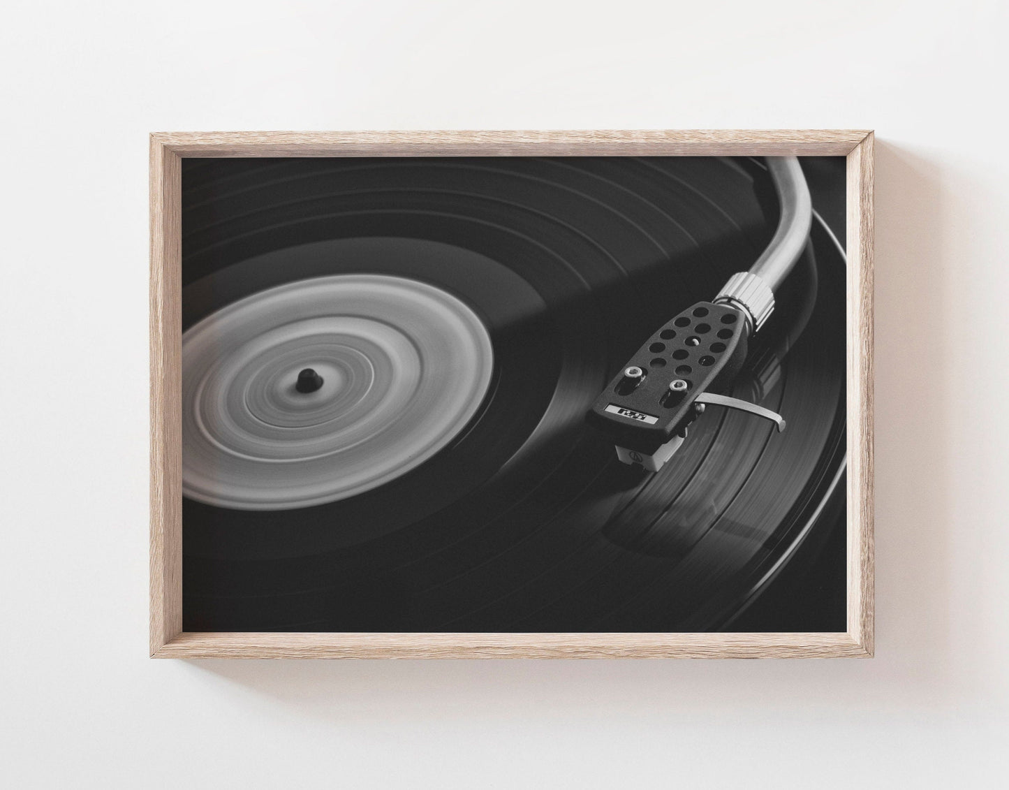 Cool Vinyl Record Player Photographic Art Print