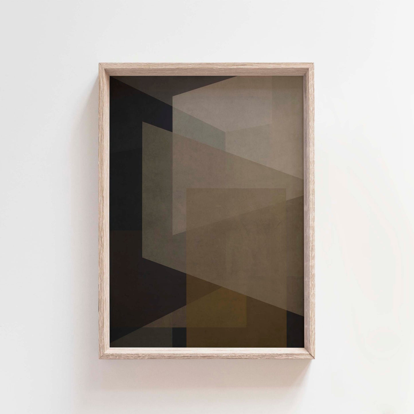 Earth Tones Textured Abstract Wall Art Print