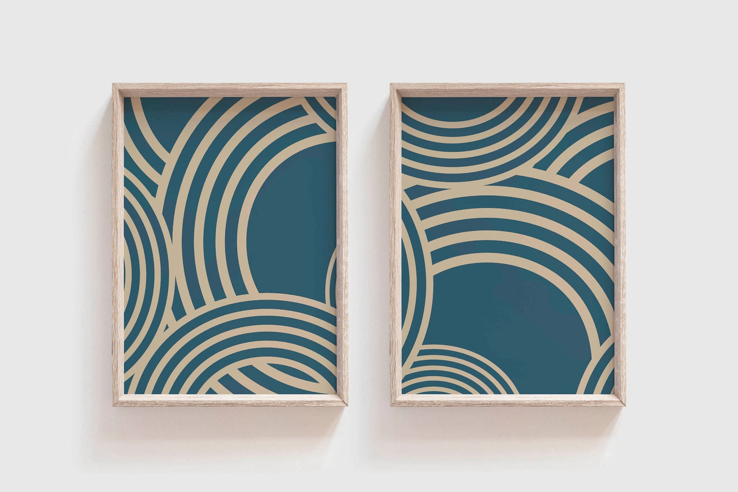 Set of 2 Cool Boys Bedroom Abstract Art Prints