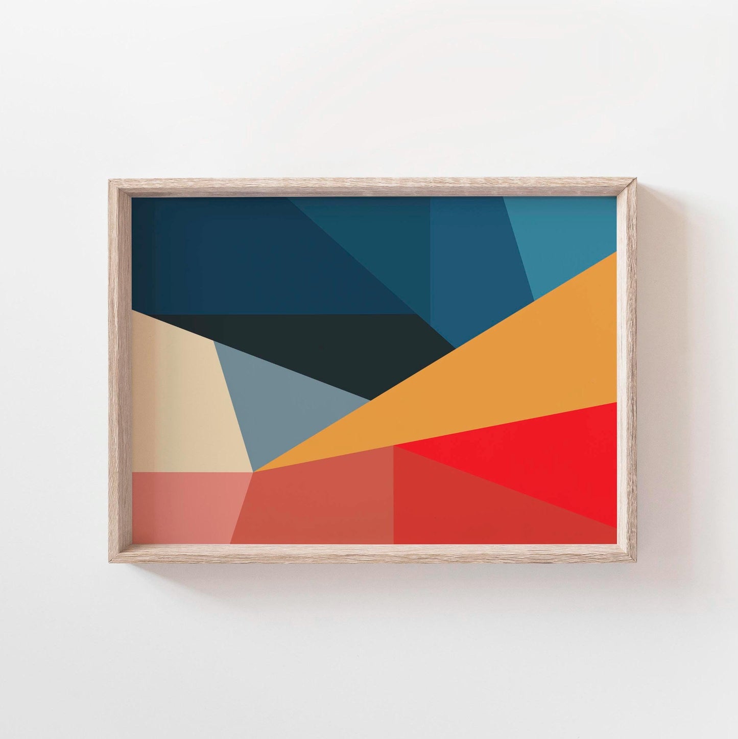 Large Modern Colorful Abstract Art Print