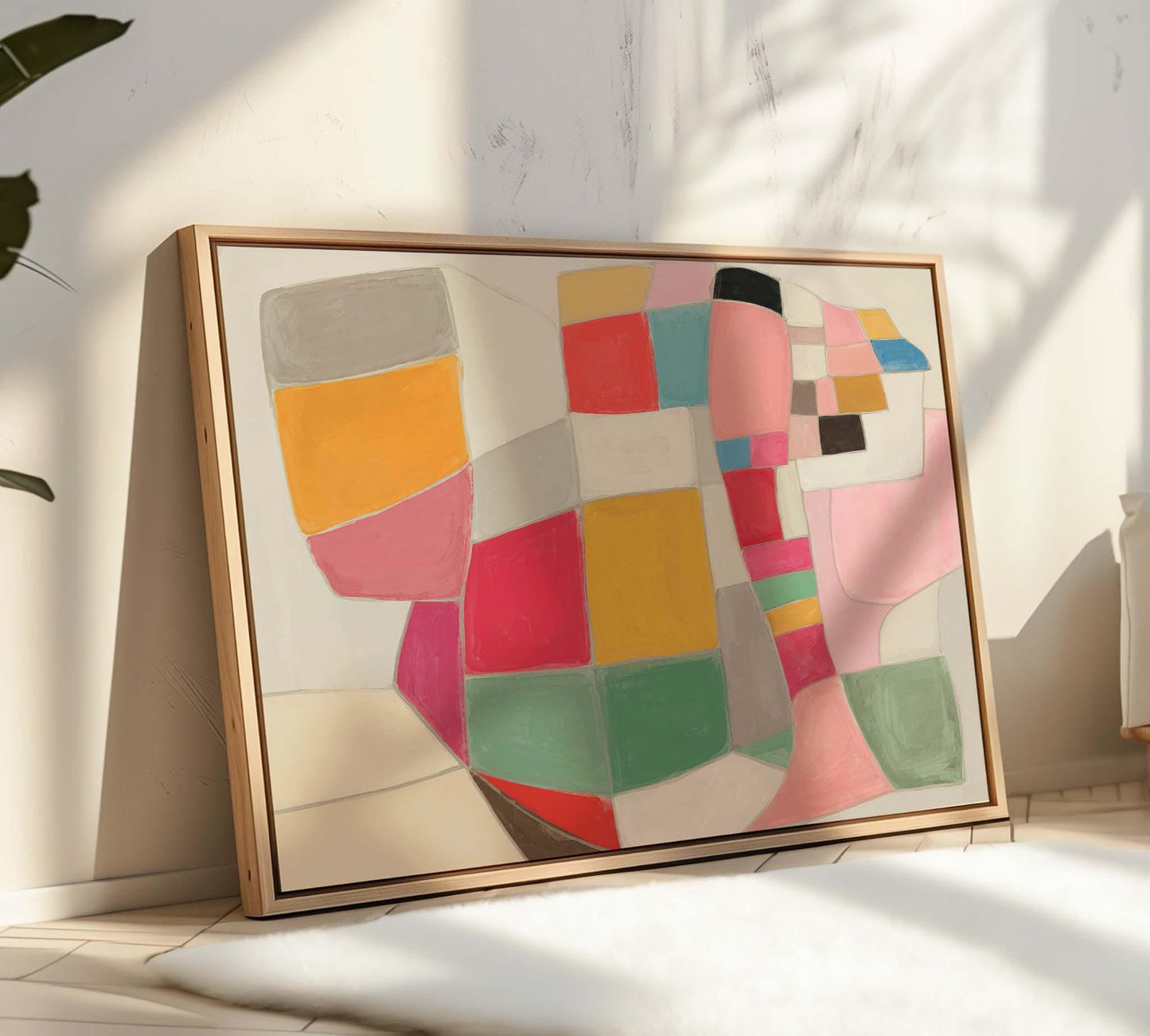 Colorful Modern Abstract Art Painting Print