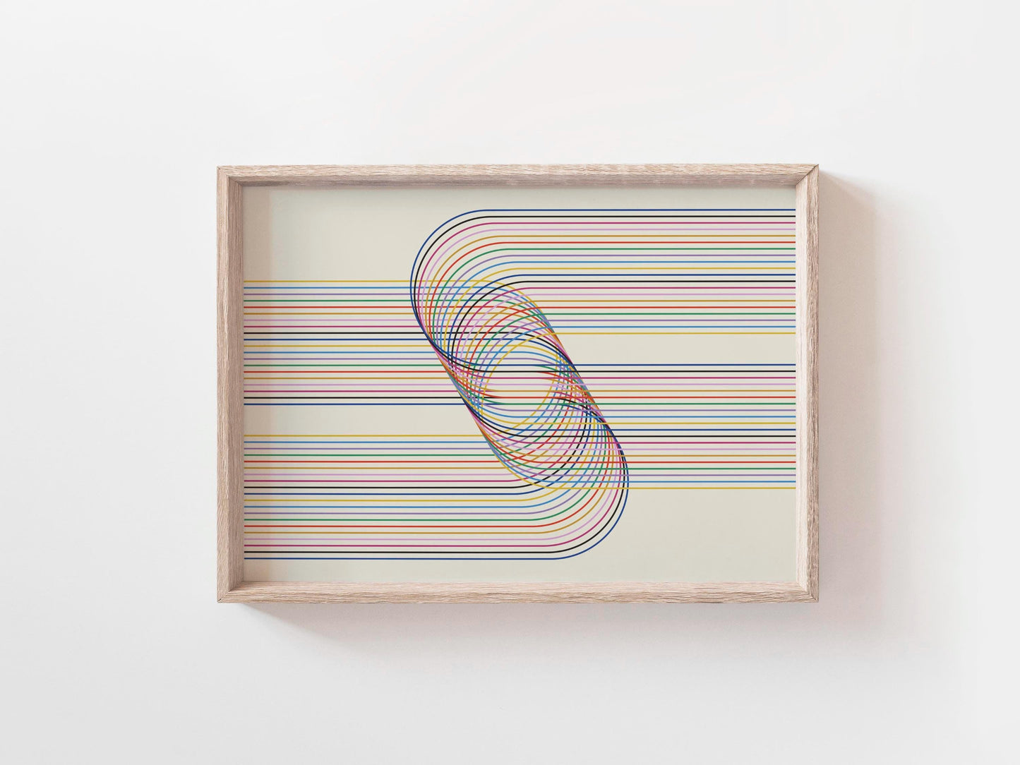 Modern Geometric Line Art Print