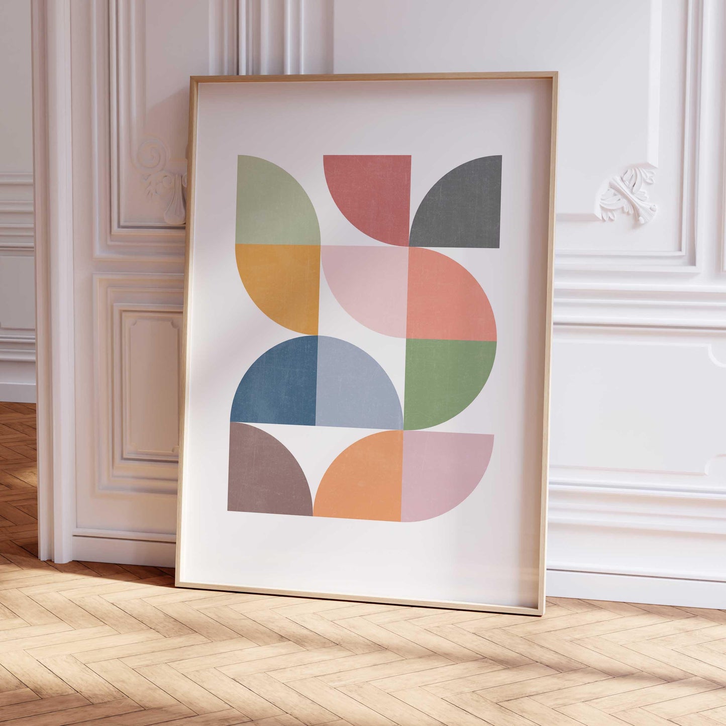 Set of 2 Fun Colorful Set of 2 Abstract Art Prints