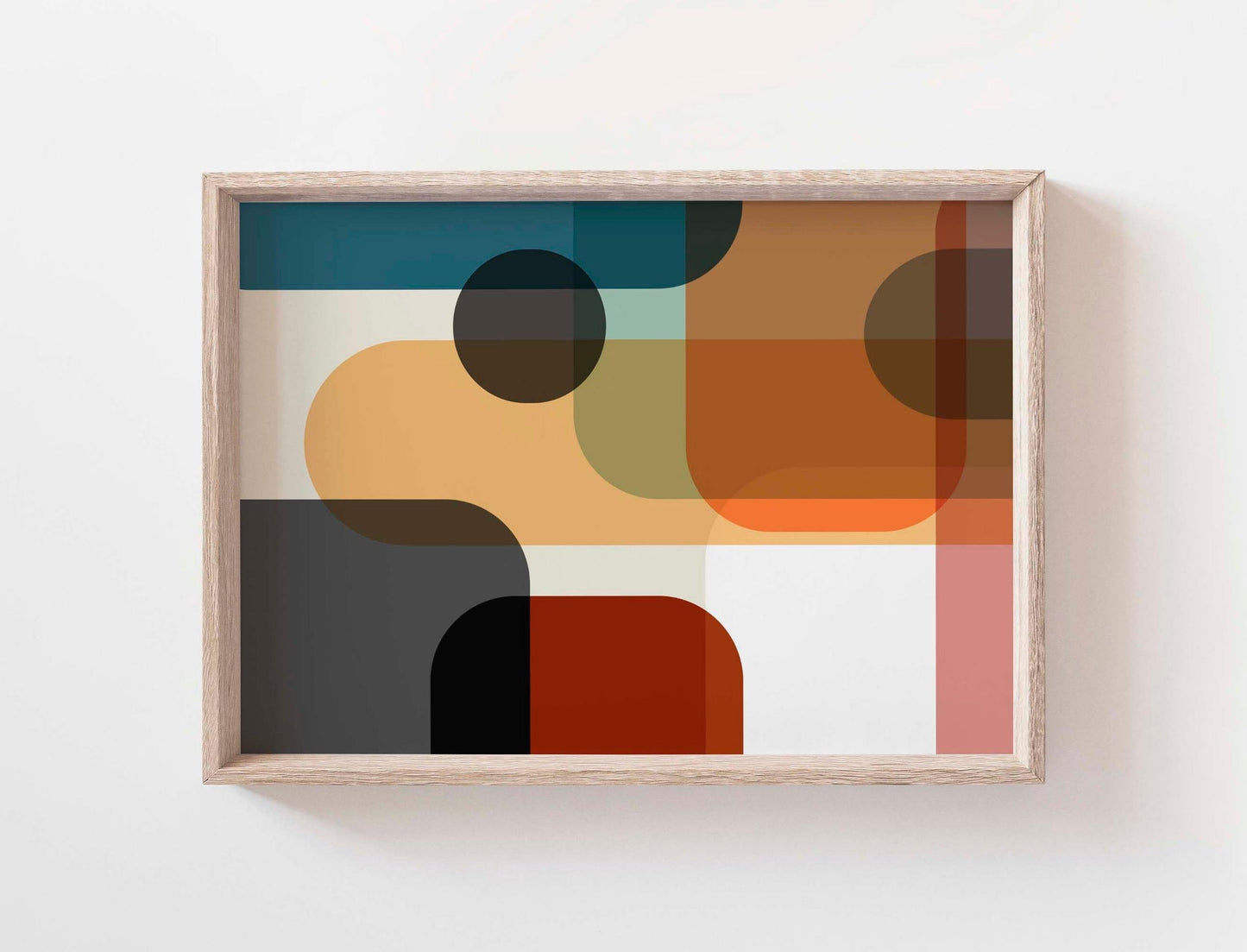 Bold Large Colorful Abstract Art Print