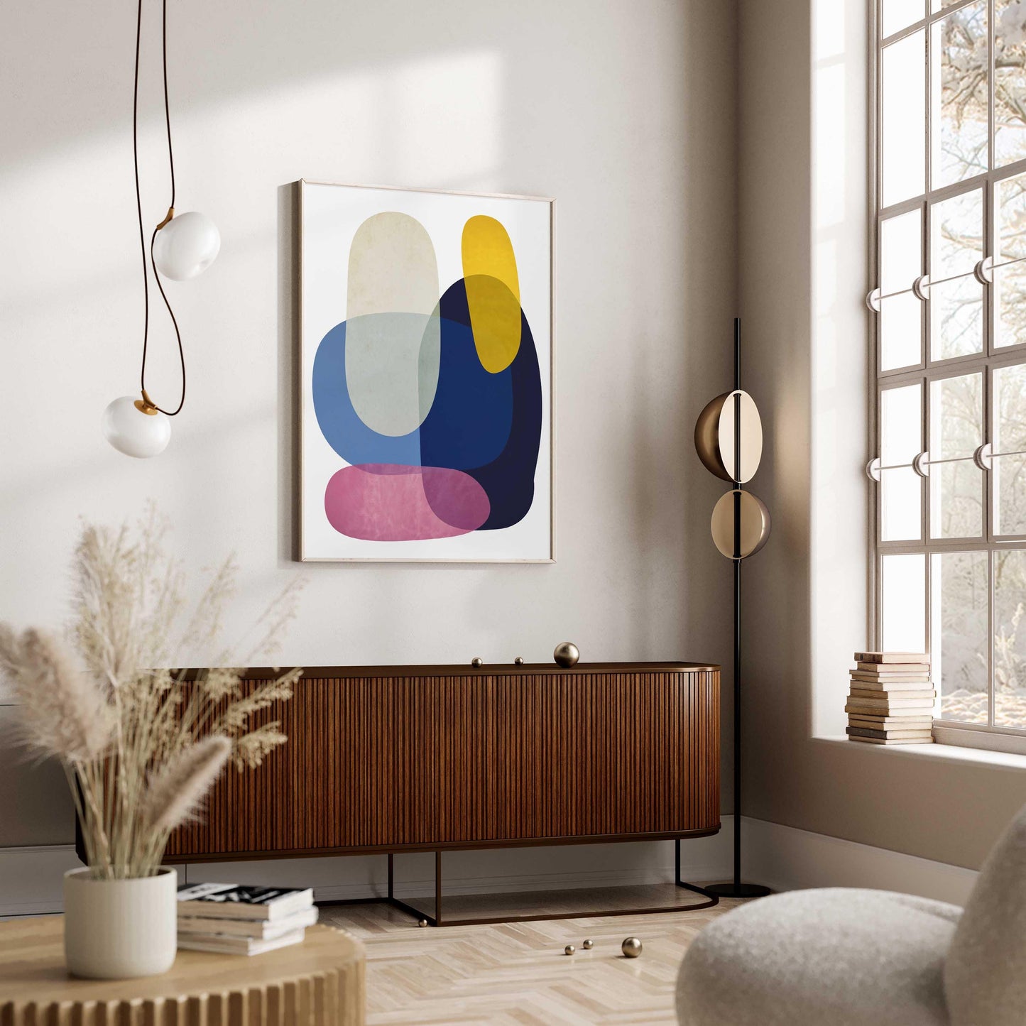 Cool Modern Art Abstract Wall Art Print