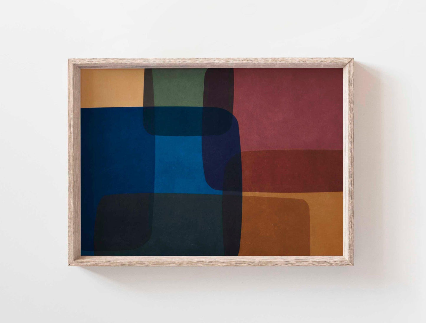 Bold Colorful Abstract Art Modern Print