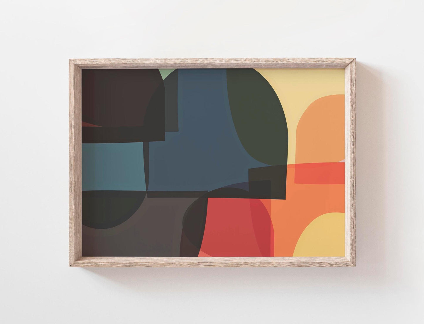 Large Modern Abstract Fun Wall Art Print