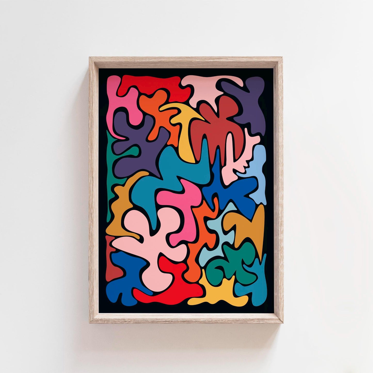 Bold Abstract Shapes Wall Art Print