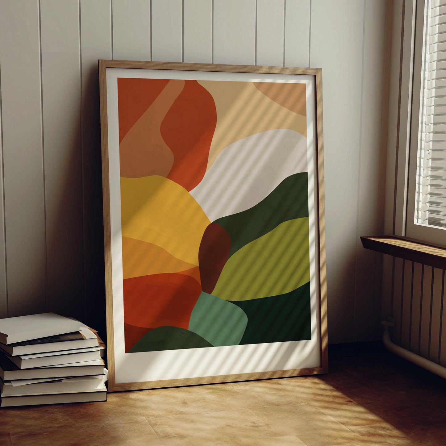 Set of 3 Colorful Abstract Painting Prints