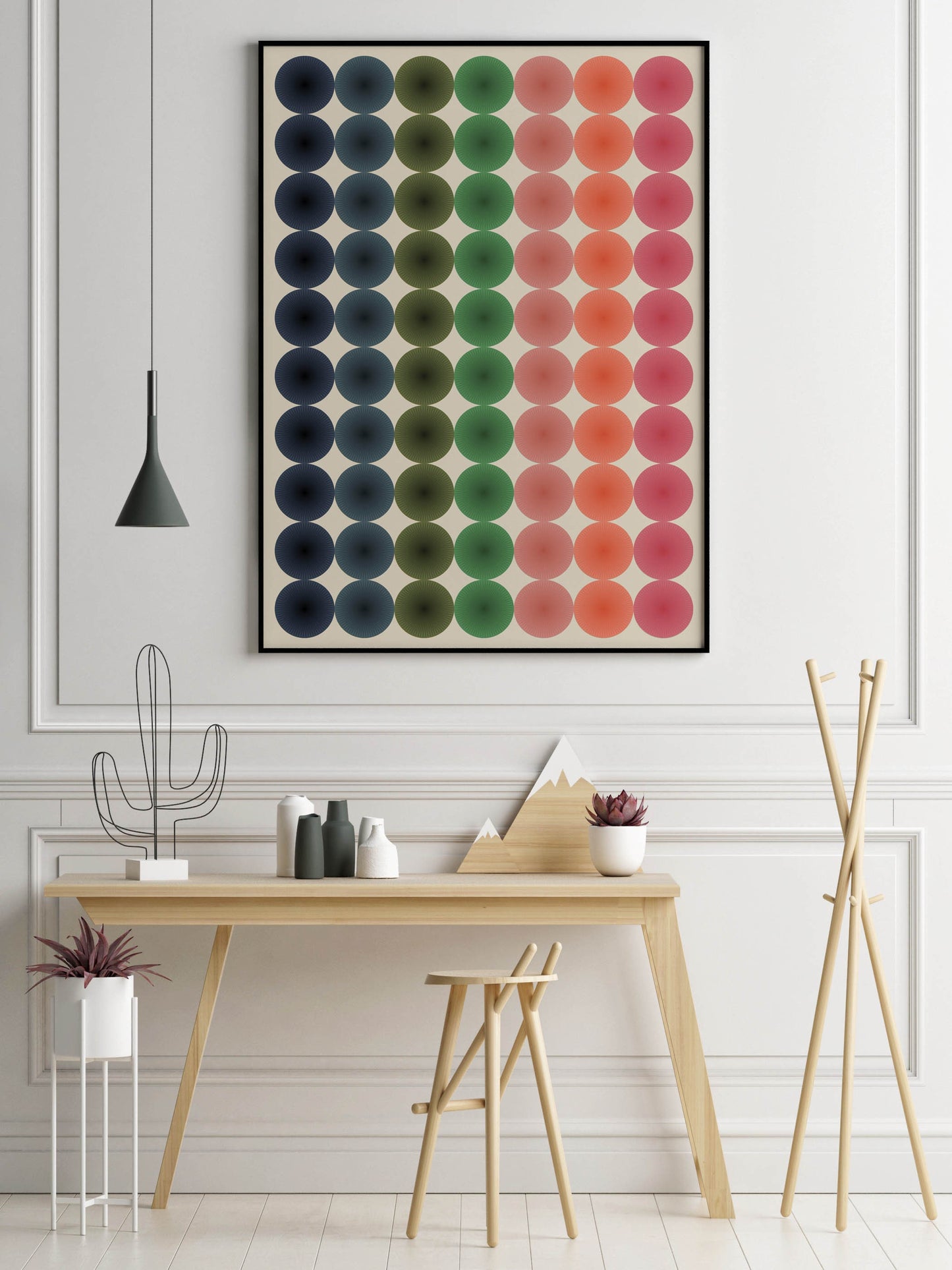 Fun Colorful Abstract Large Wall Art Set of 2 Prints Bold Artwork Abstract Shapes Living Room Wall Art Office Decor Muticolor Poster Prints