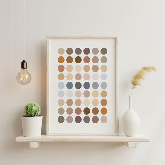 Gorgeous Pastel Polka Dots Art Print