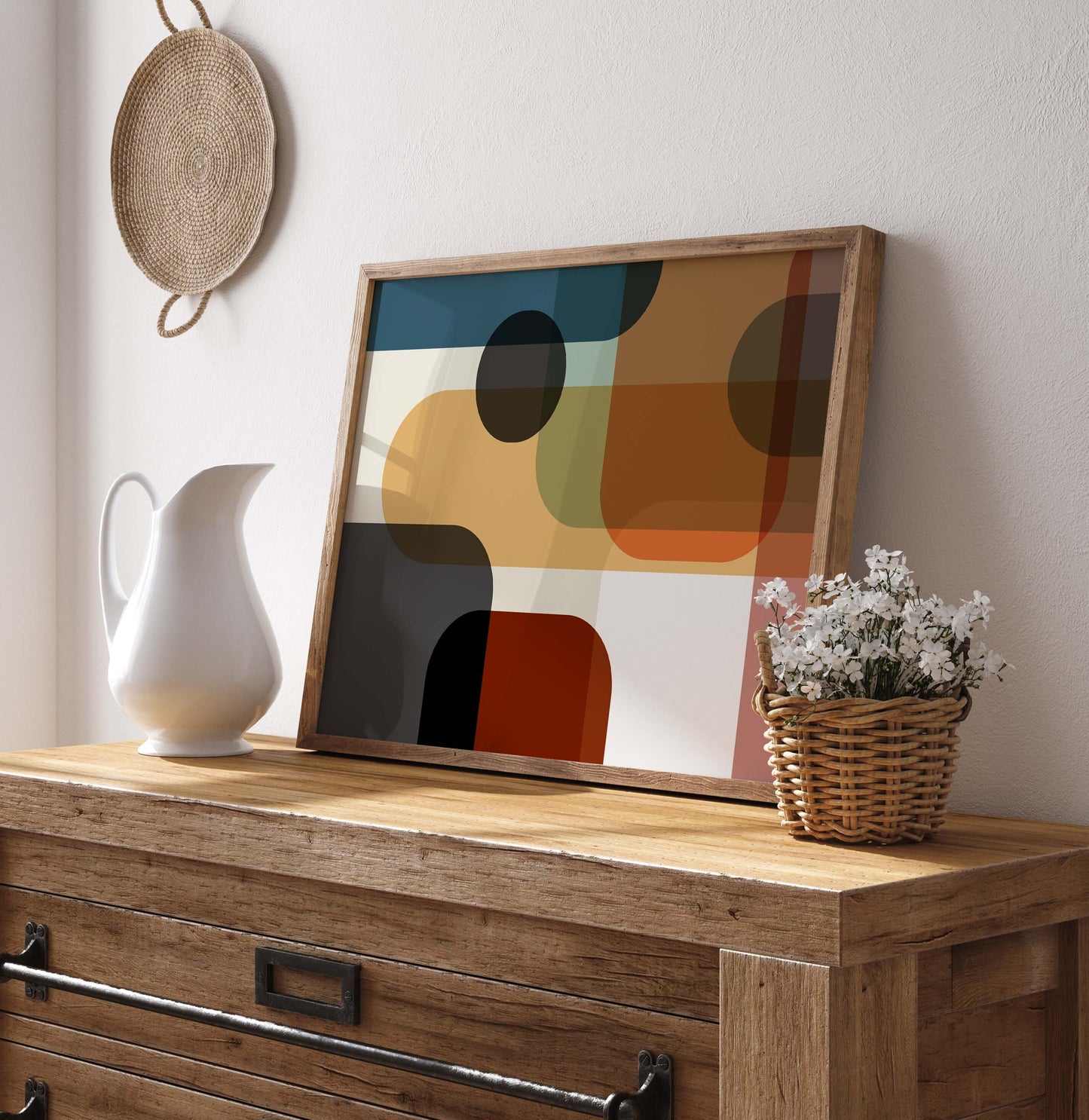 Bold Large Colorful Abstract Art Print