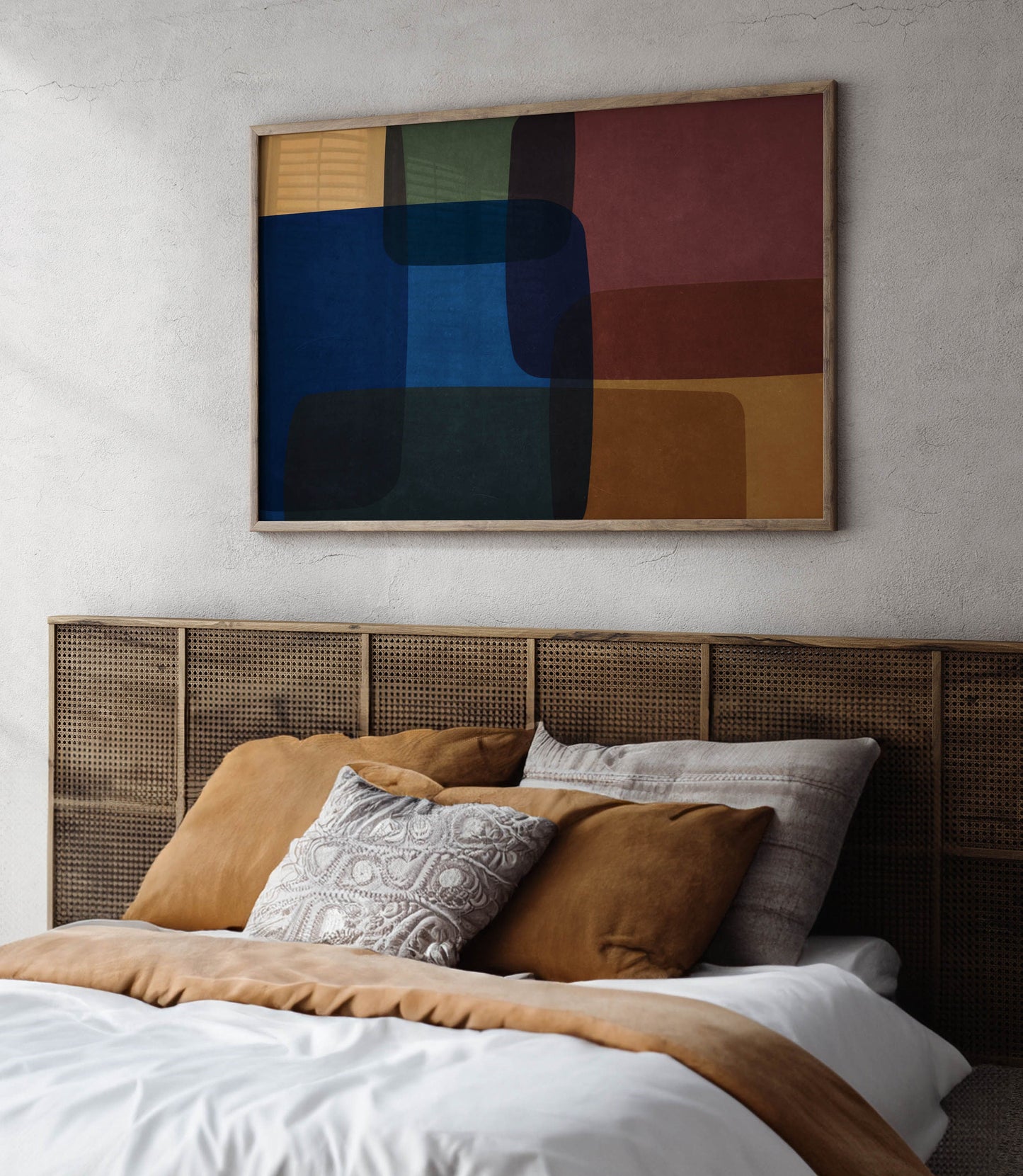Bold Colorful Abstract Art Modern Print