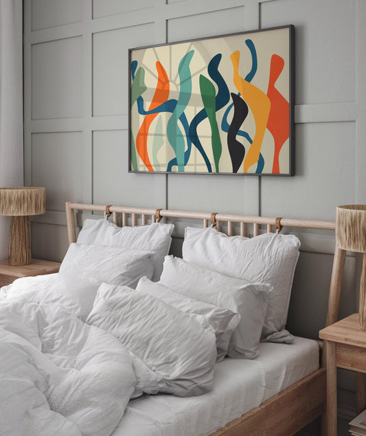 Colorful Matisse Style Digital Wall Art Botanical Print