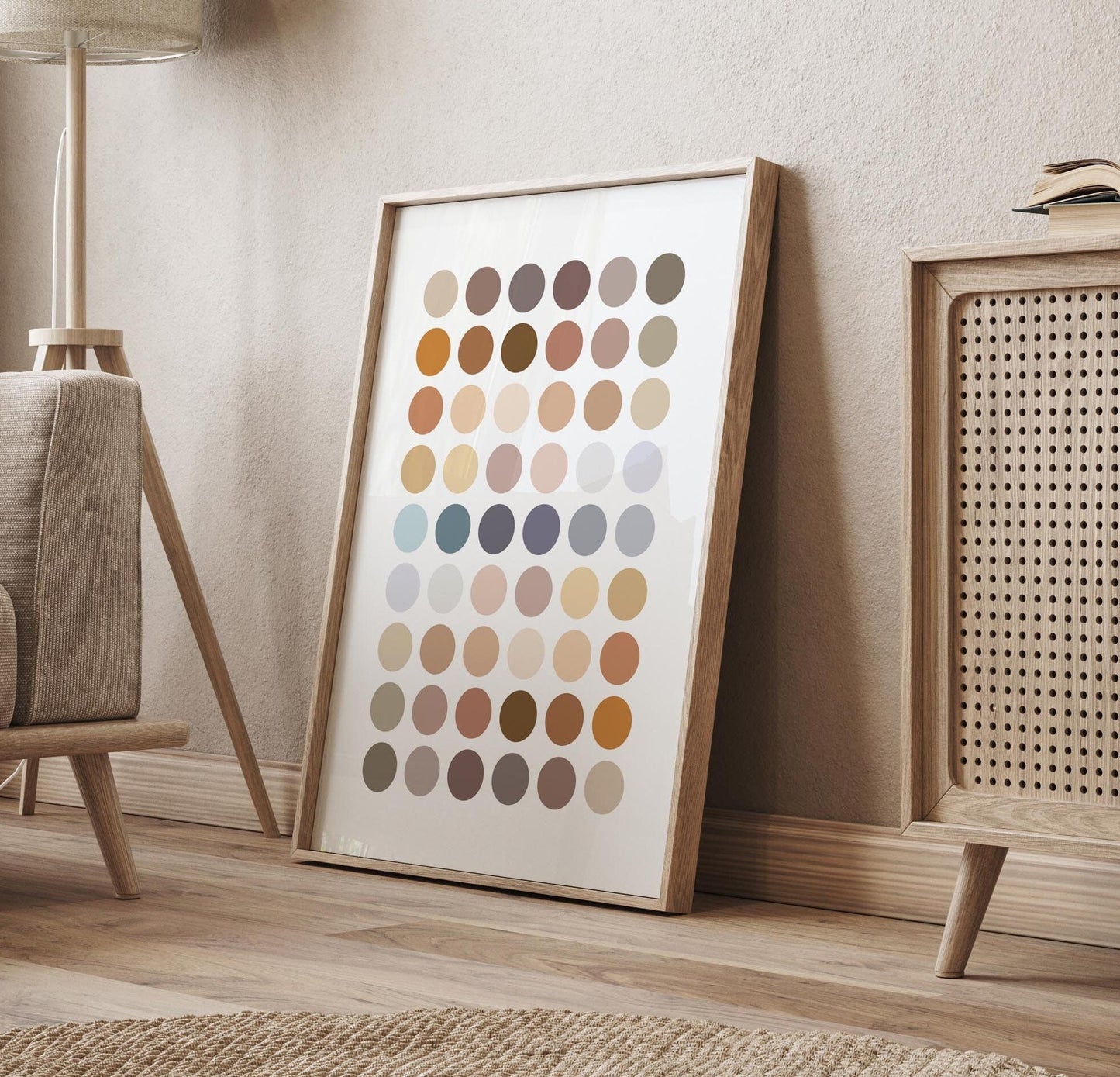 Gorgeous Pastel Polka Dots Art Print